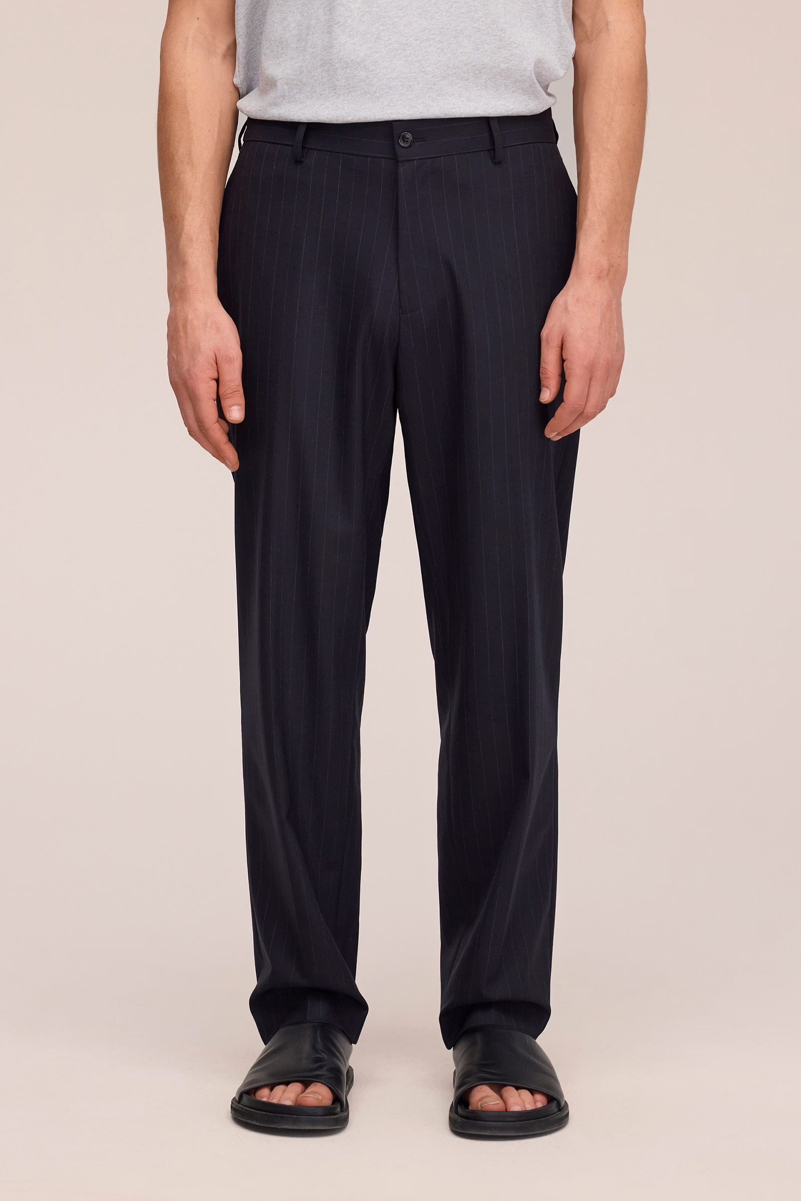 Heren pantalon blauw