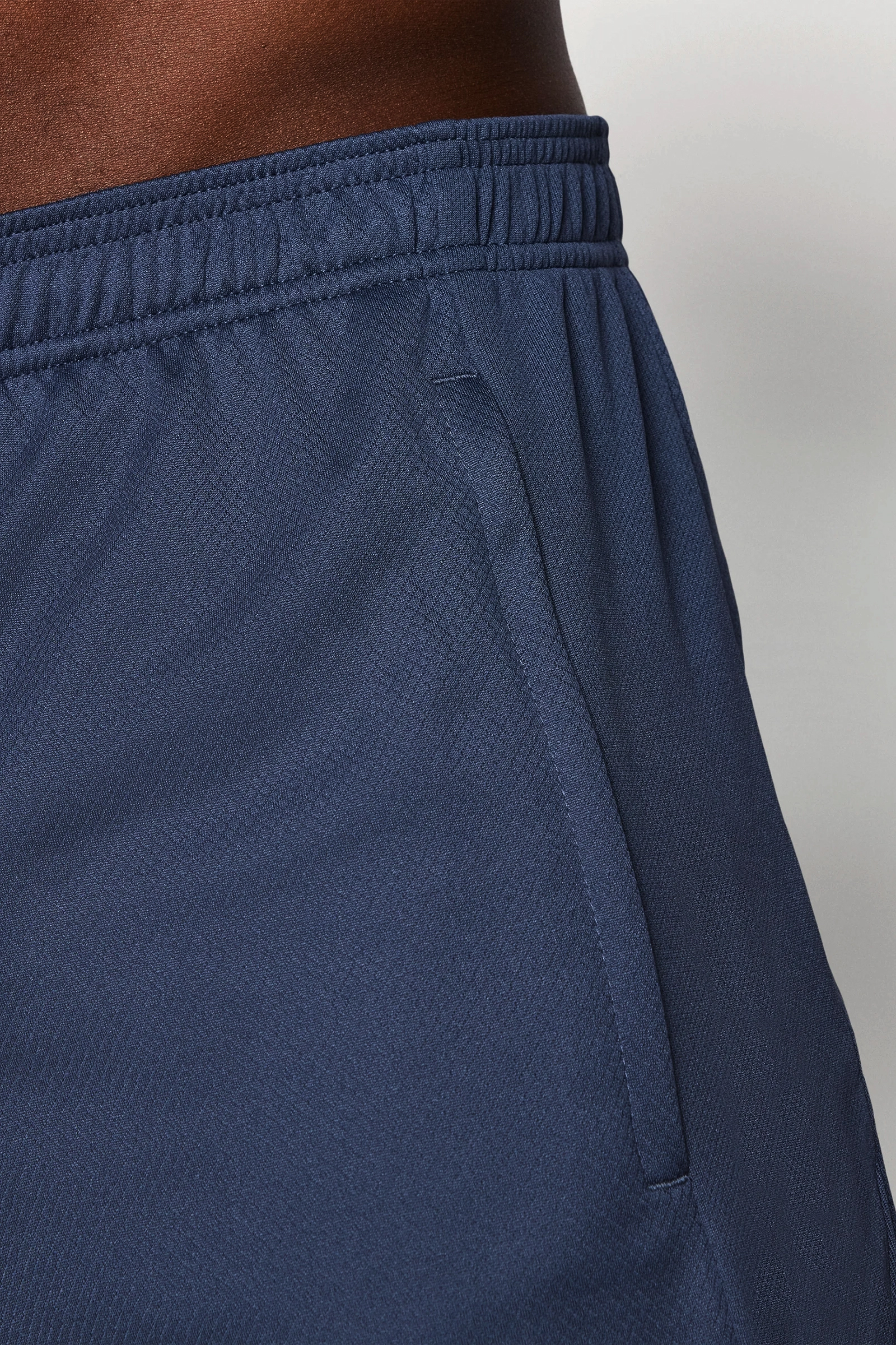 Voetbal heren short blauw