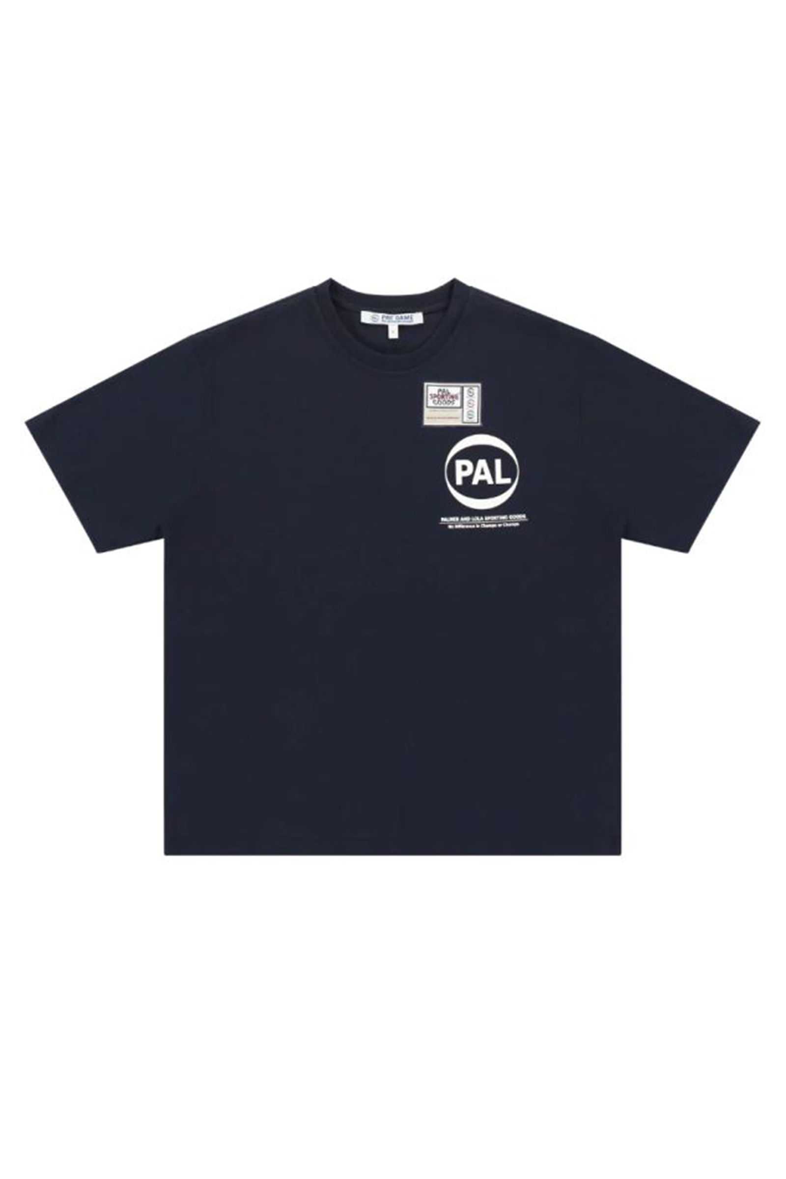 Heren t-shirt kortemouw blauw