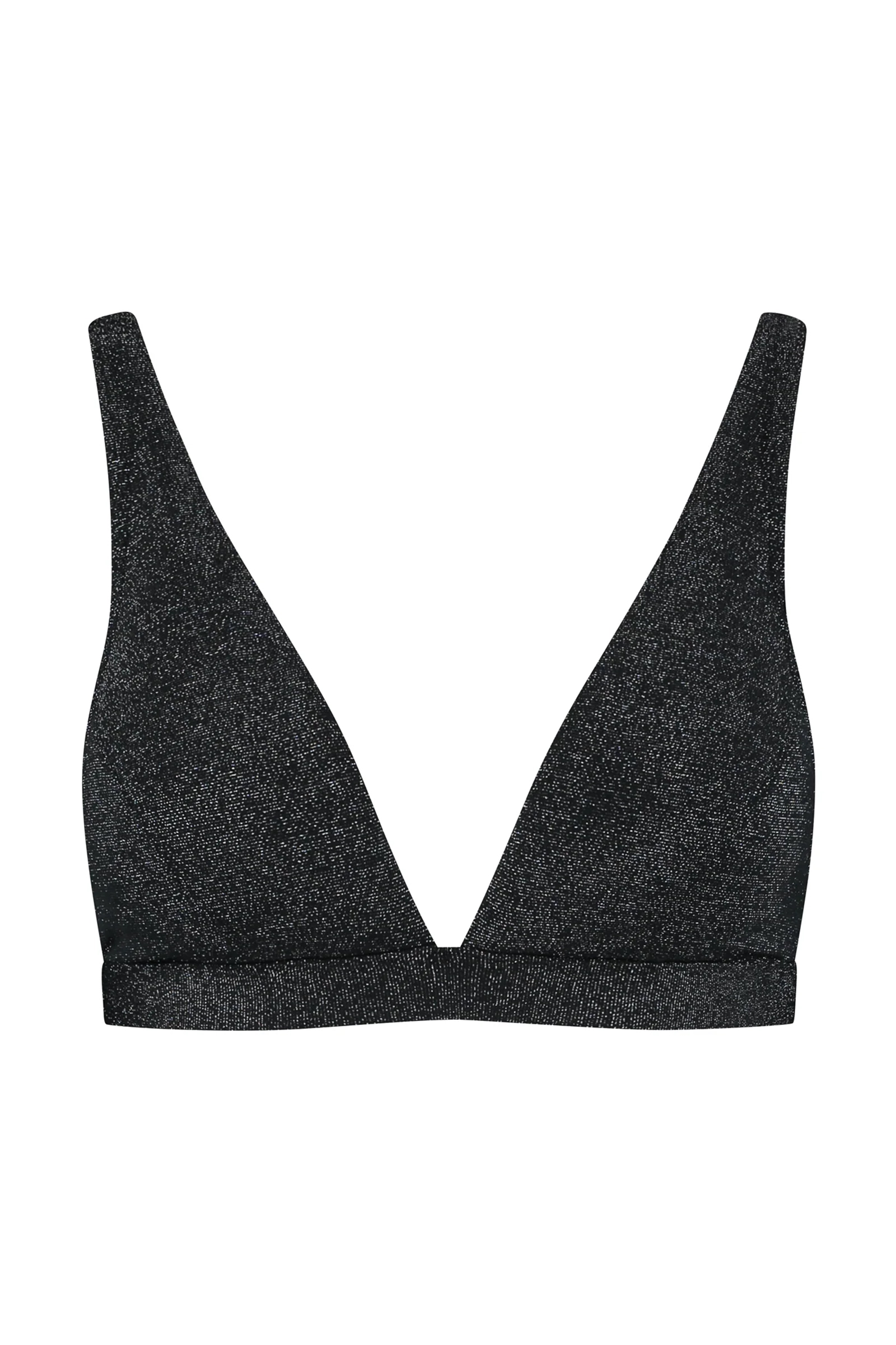 Bad/beach dames bikini top zwart