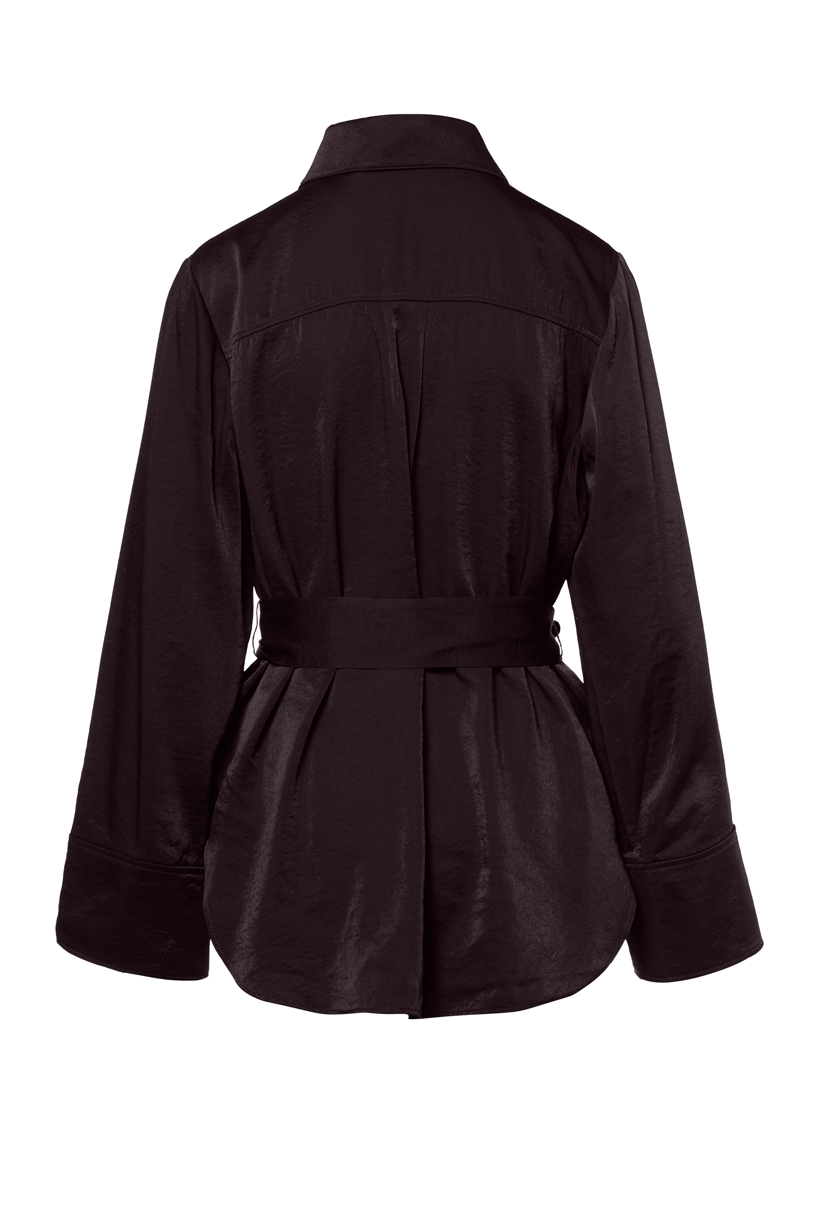 Dames blouse lange mouw paars