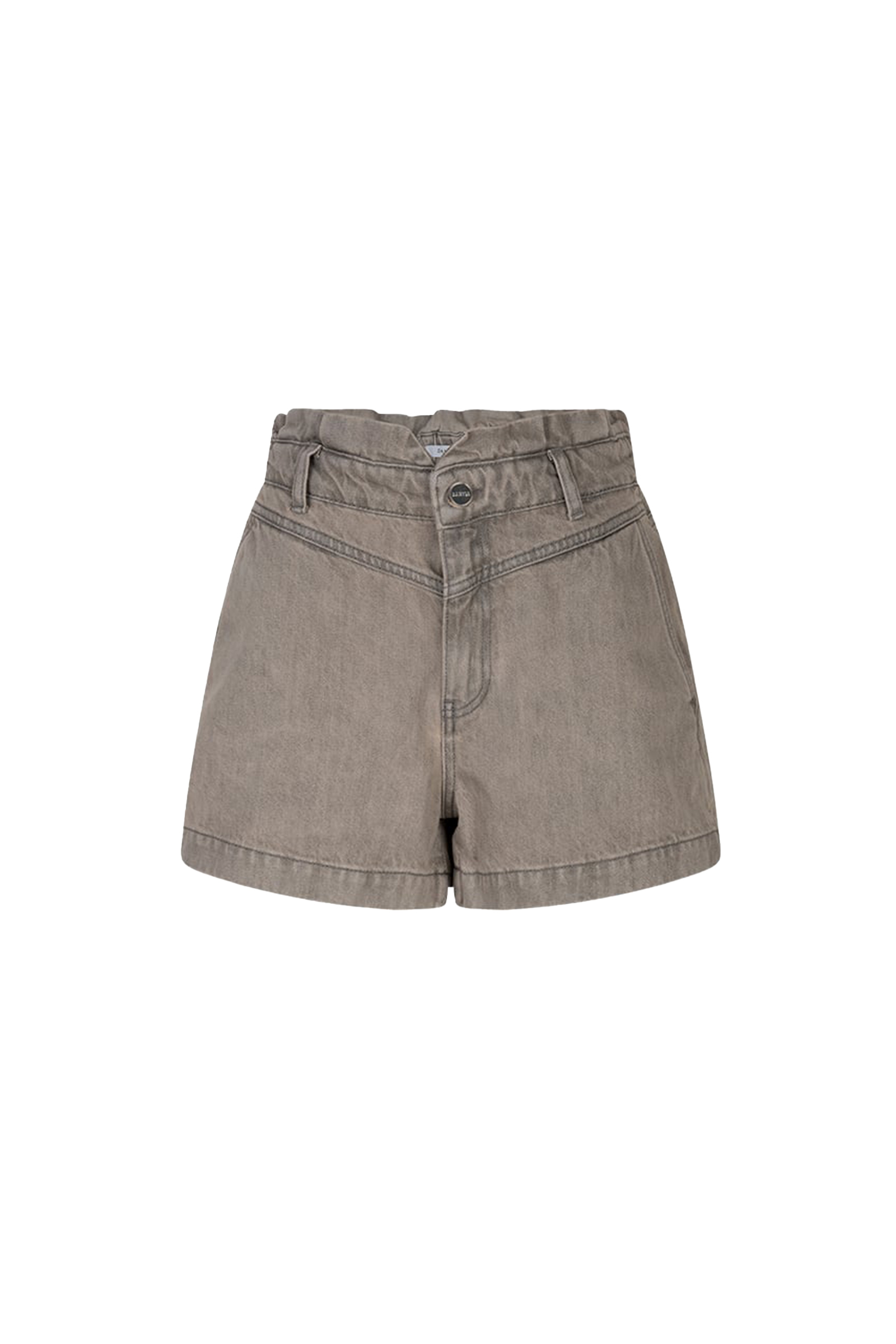 Dames short bruin