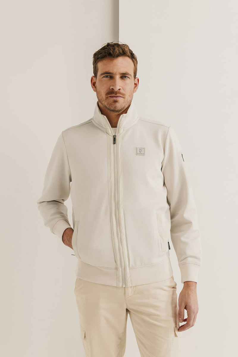 Heren vest grijs