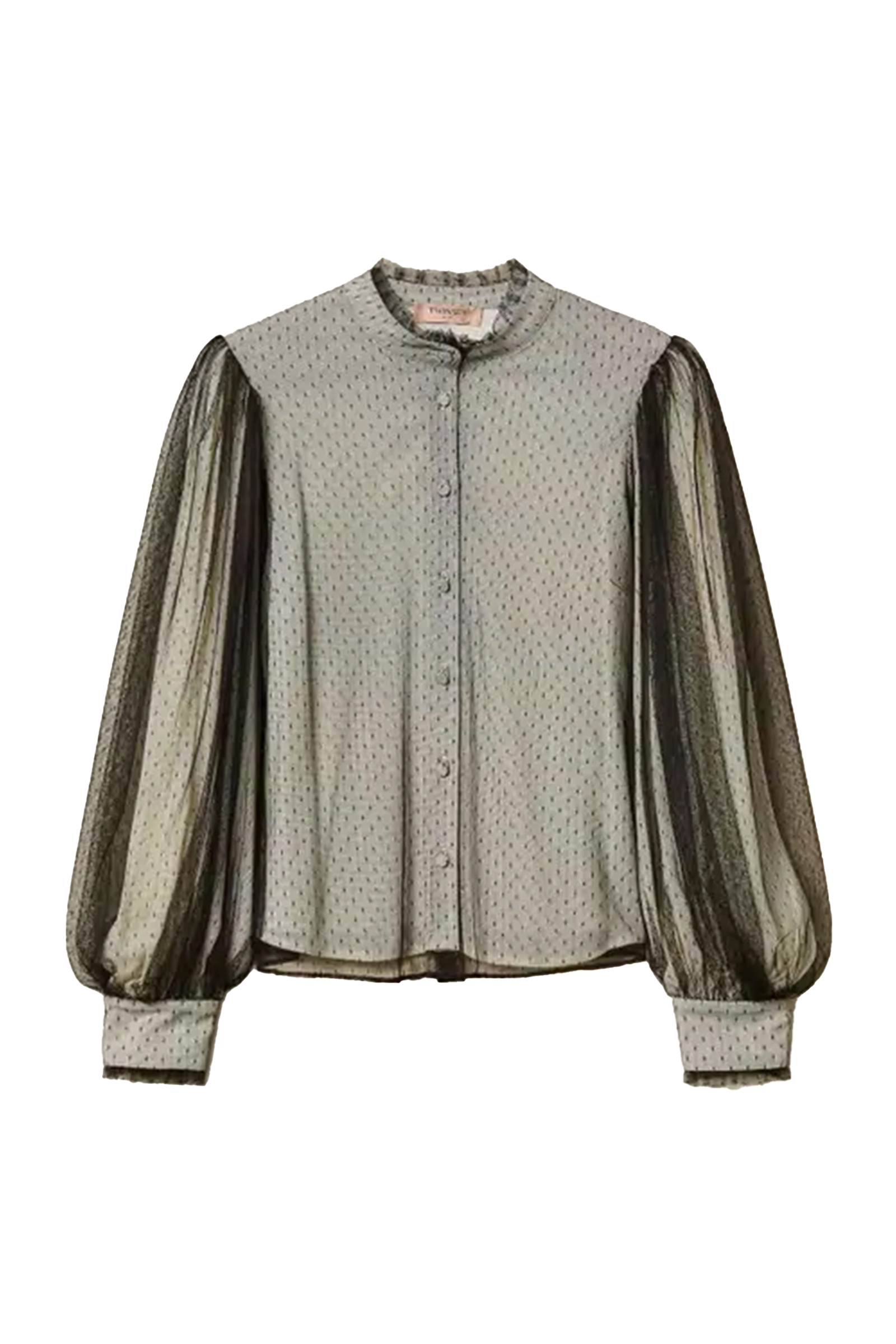 Dames blouse lange mouw zwart