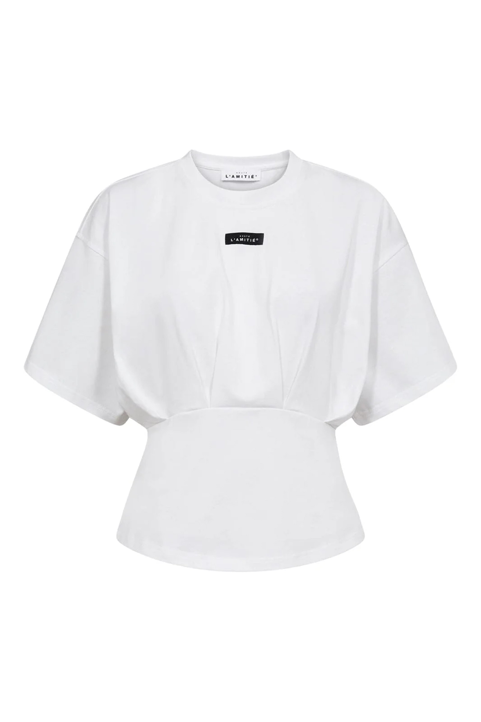 Dames t-shirt korte mouw wit