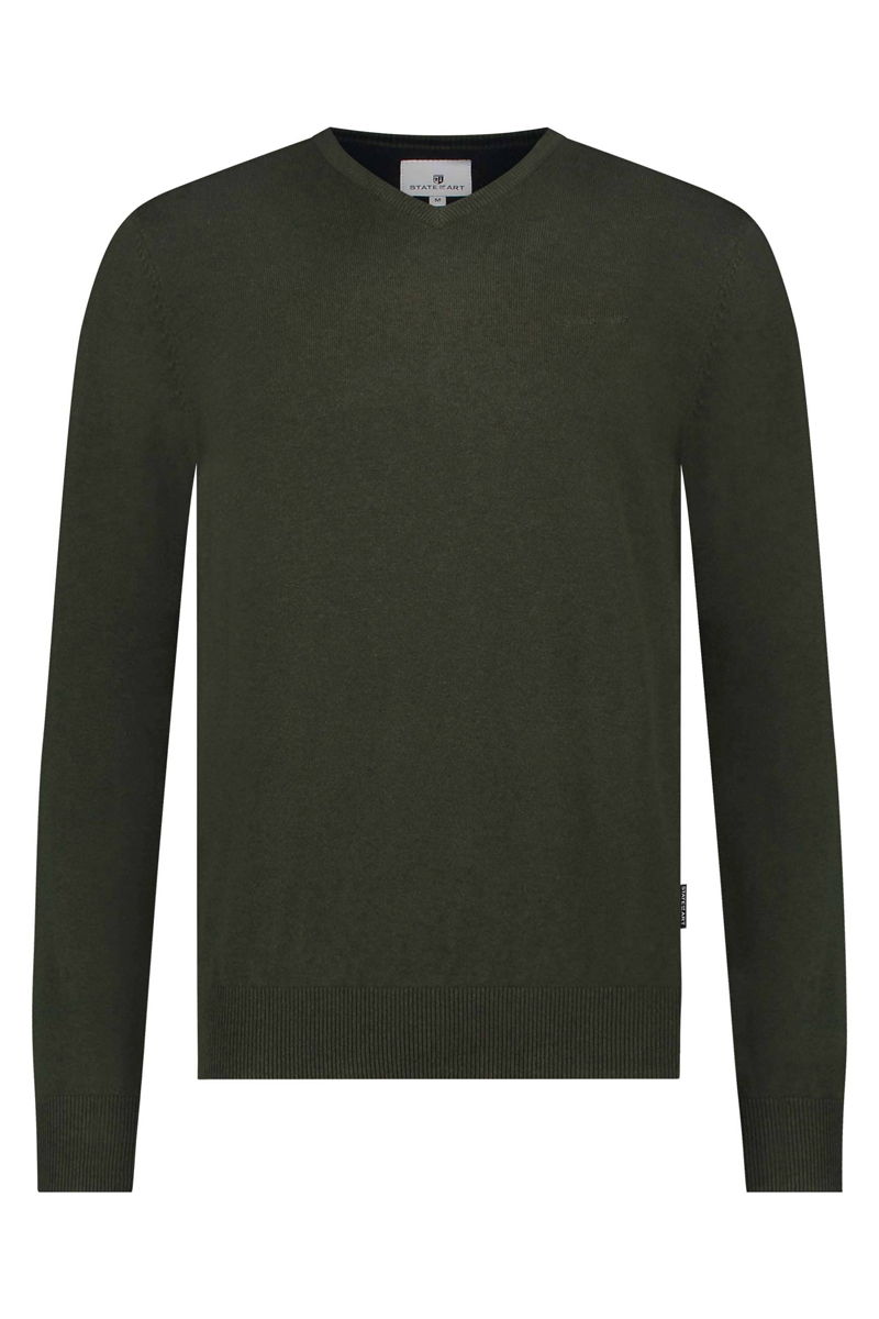 Heren trui groen