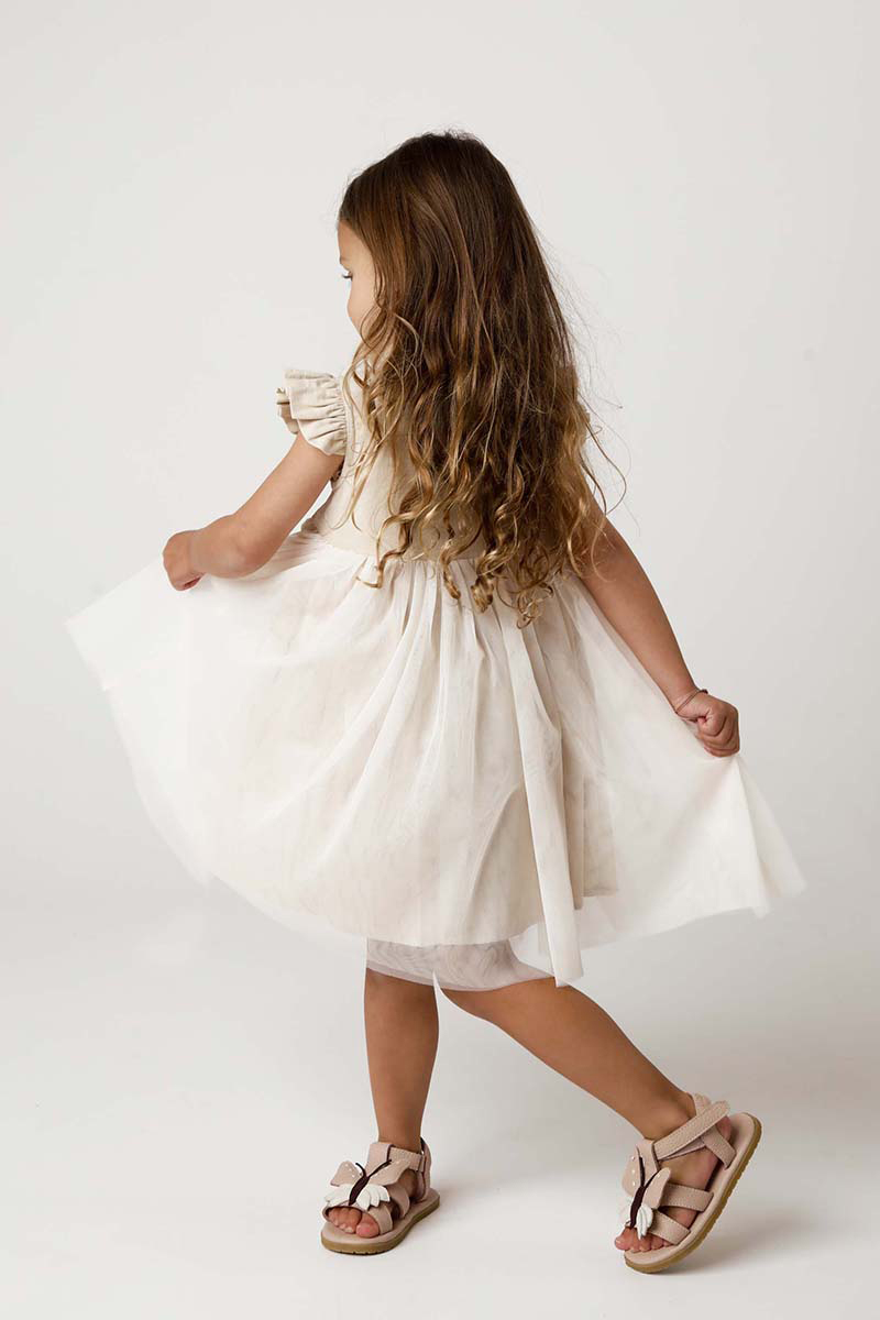 Donsje Amsterdam Fleurance dress bruin/beige-1 3