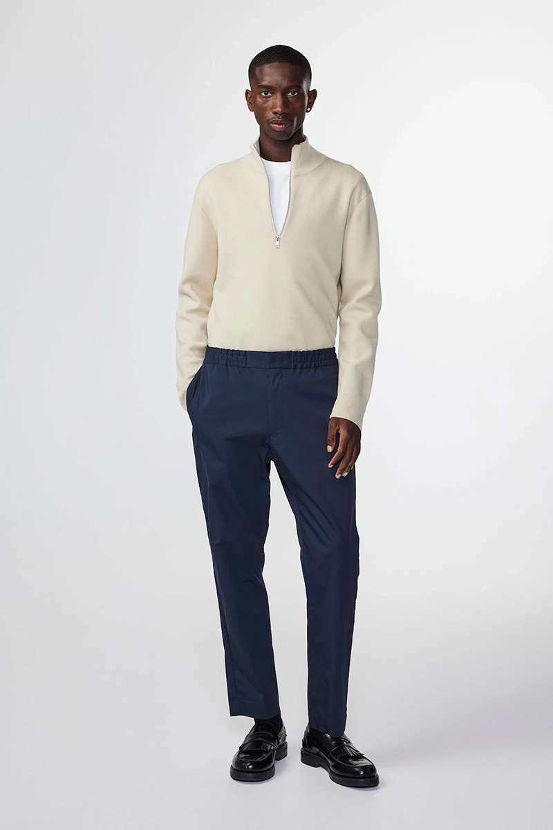 Heren broek blauw