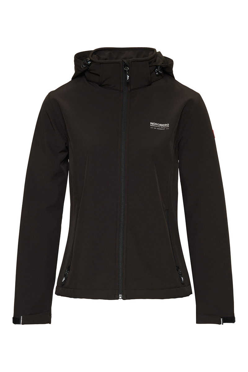 Nordberg INGRIDA LADIES SOFTSHELL Zwart-1 1