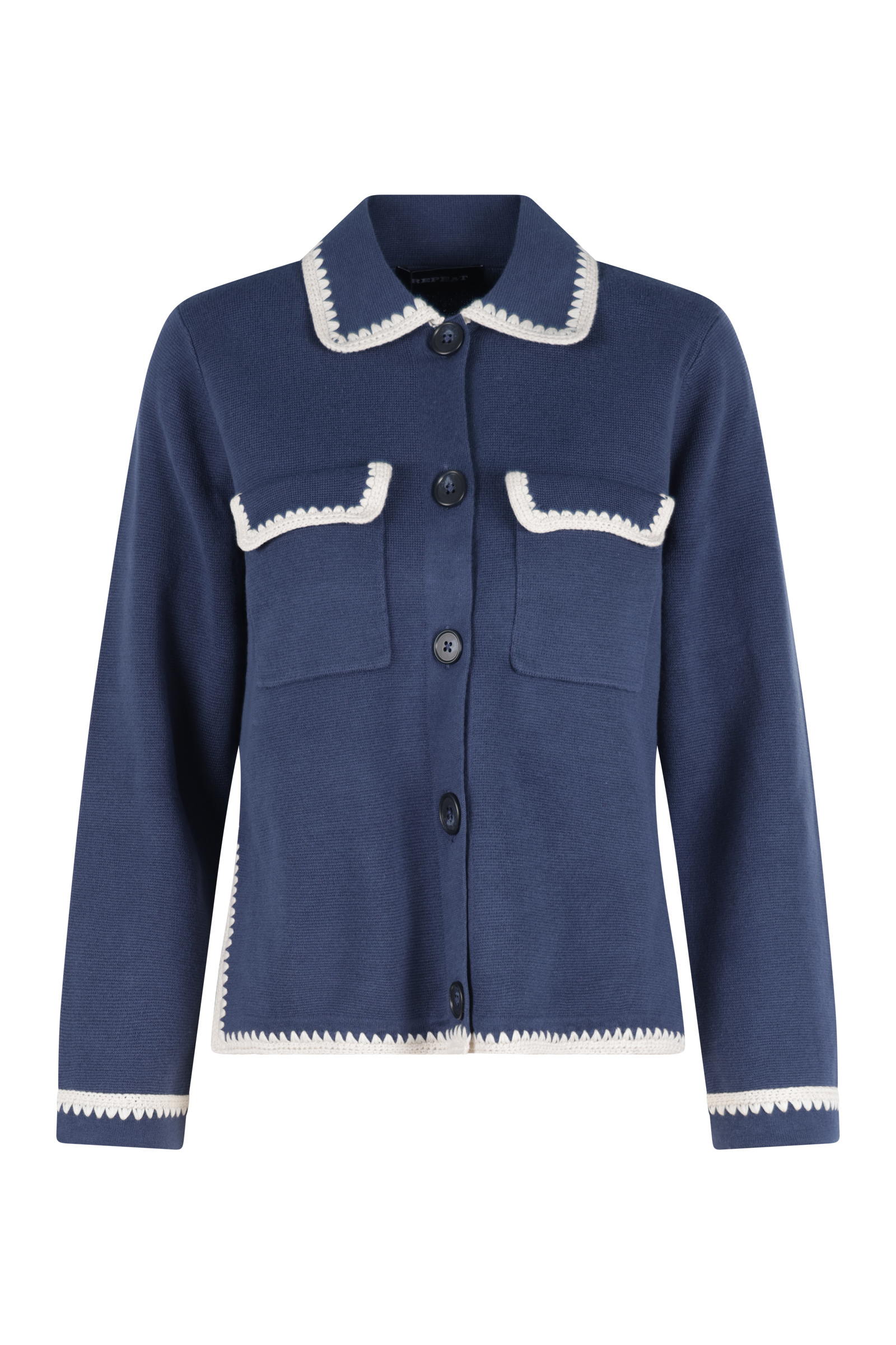 Dames vest blauw