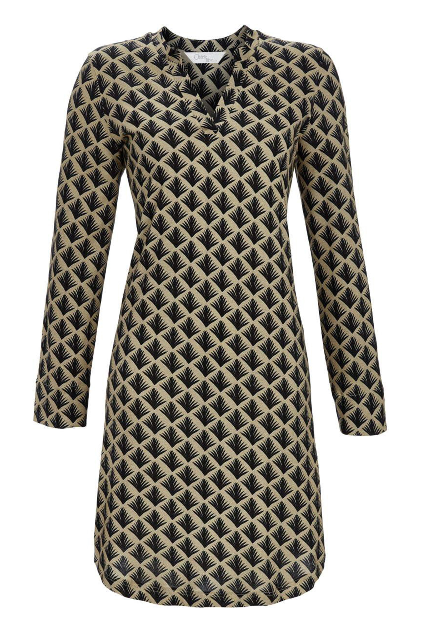 Nachtmode dames nachthemd   bruin