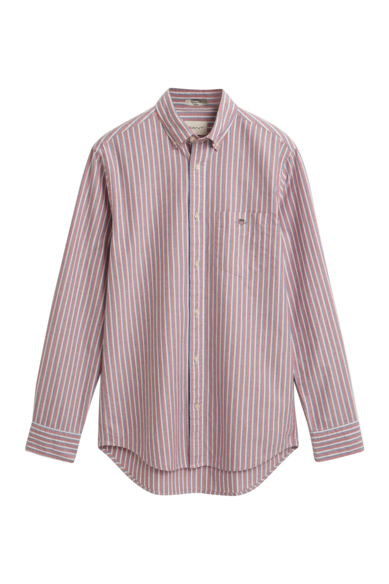 Gant REG CLASSIC OXFORD STRIPE SHIRT Roze 1