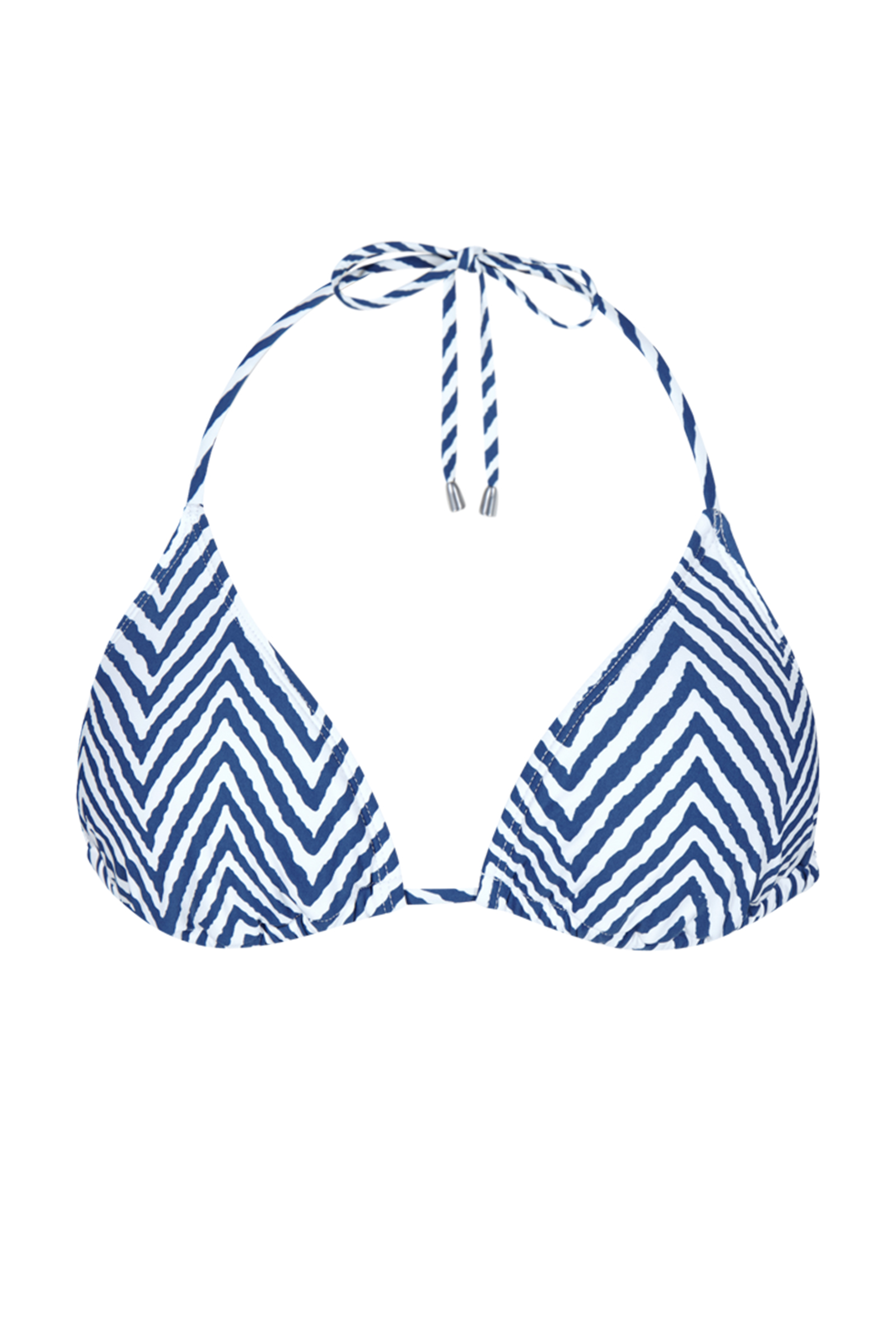 Bad/beach dames bikini top blauw