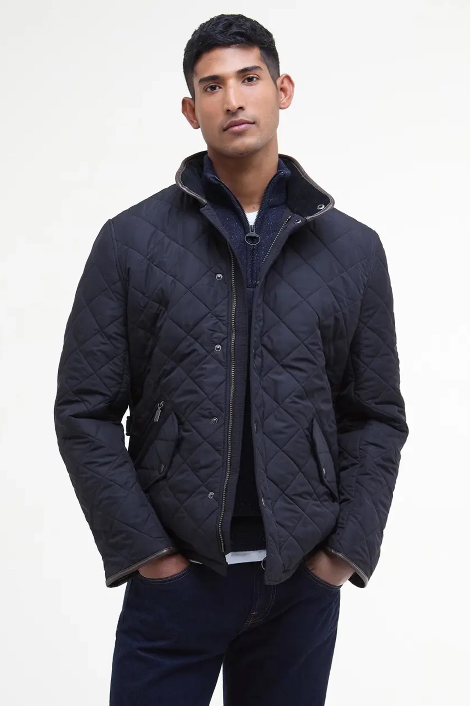 Heren jas blauw