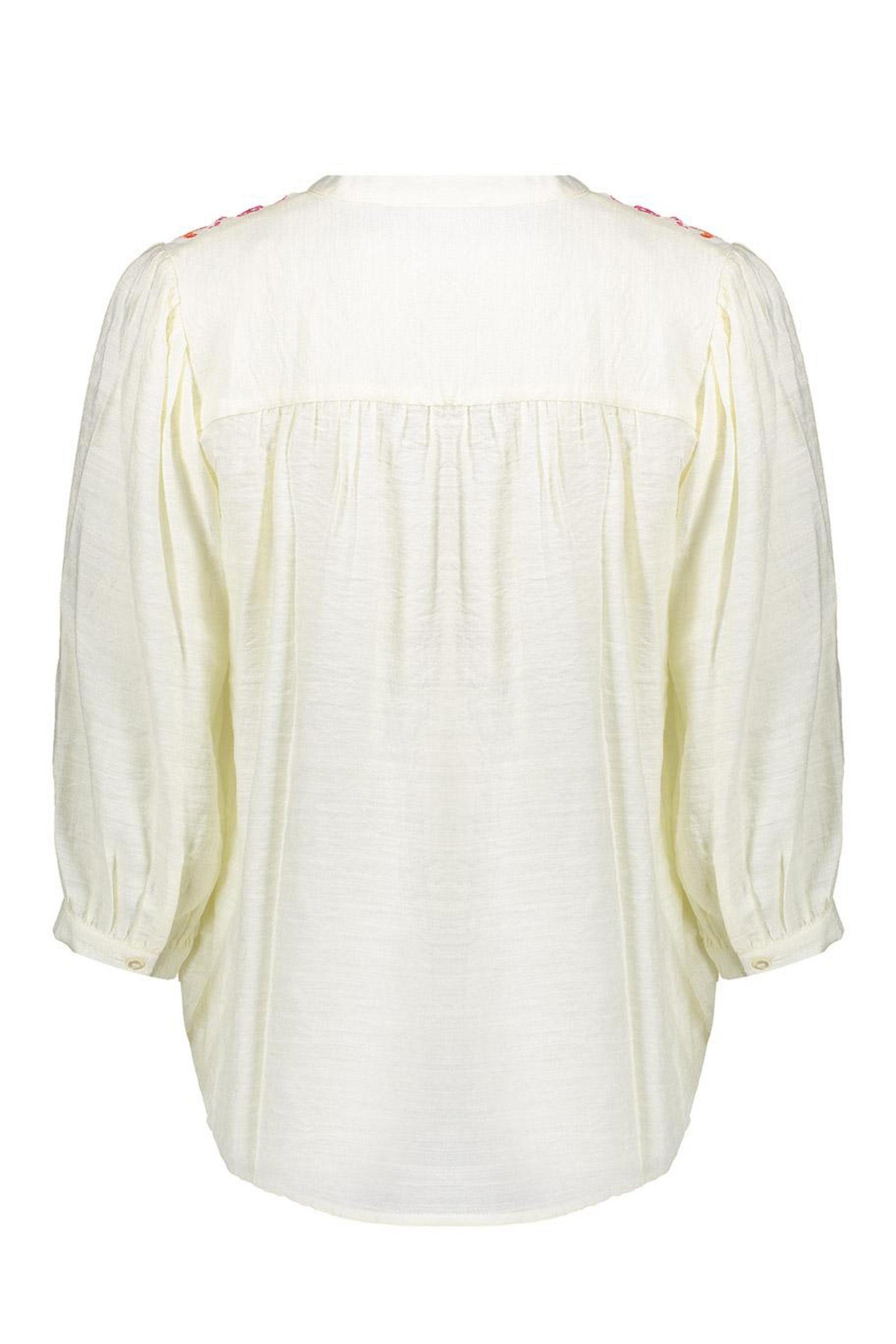 Dames blouse lange mouw oranje