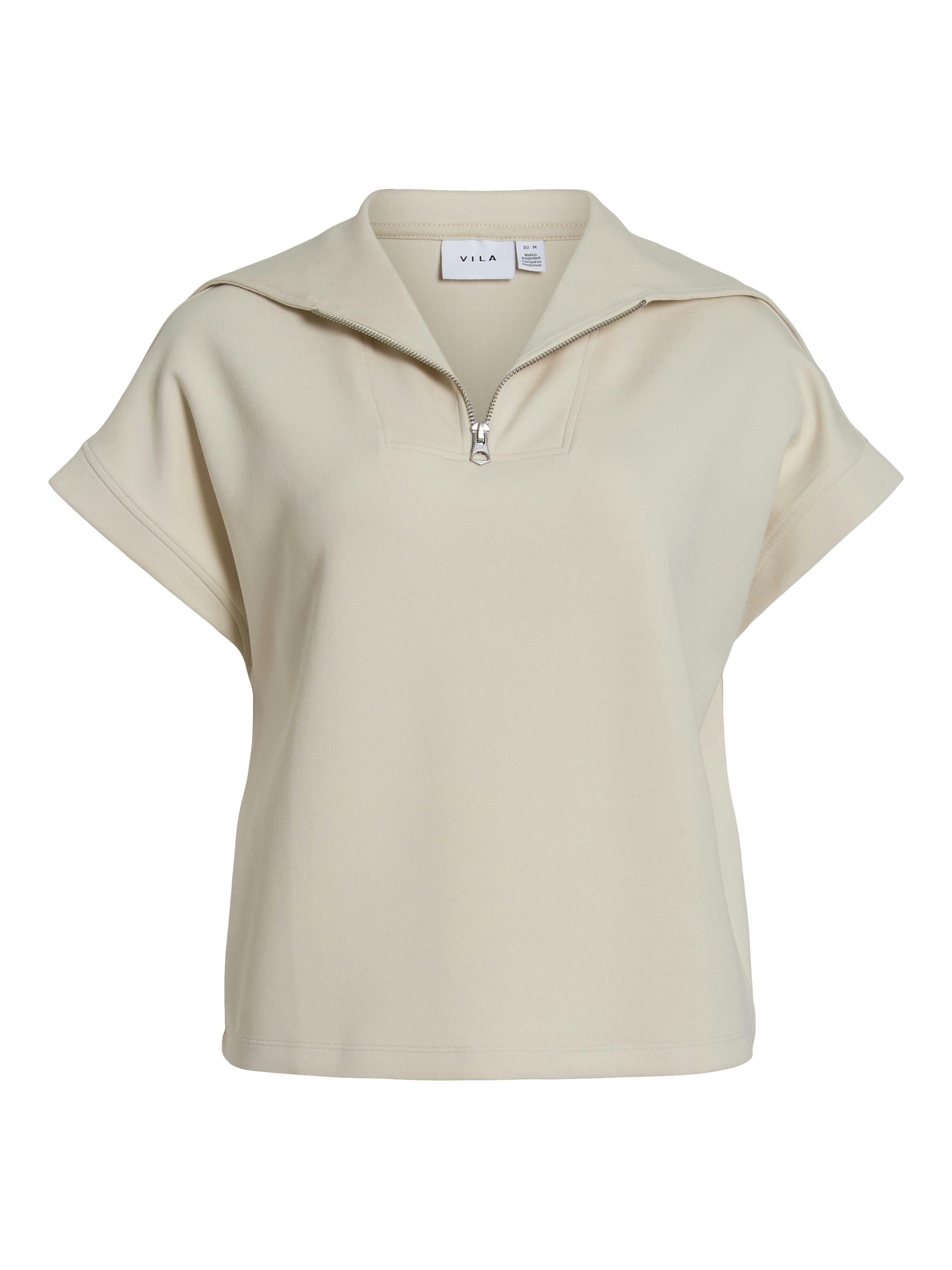 Vila VIAMALFA COLLAR S/S TOP 177853-Birch 1