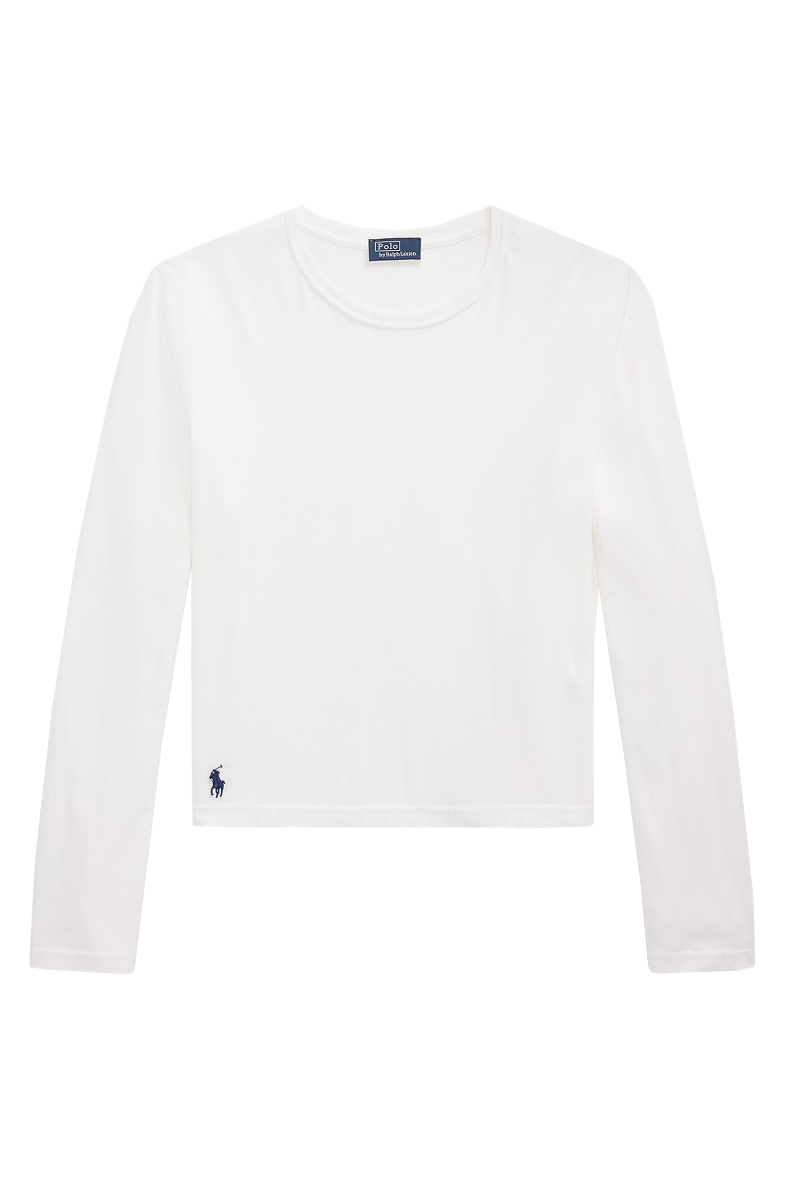 Dames t-shirt lange mouw wit