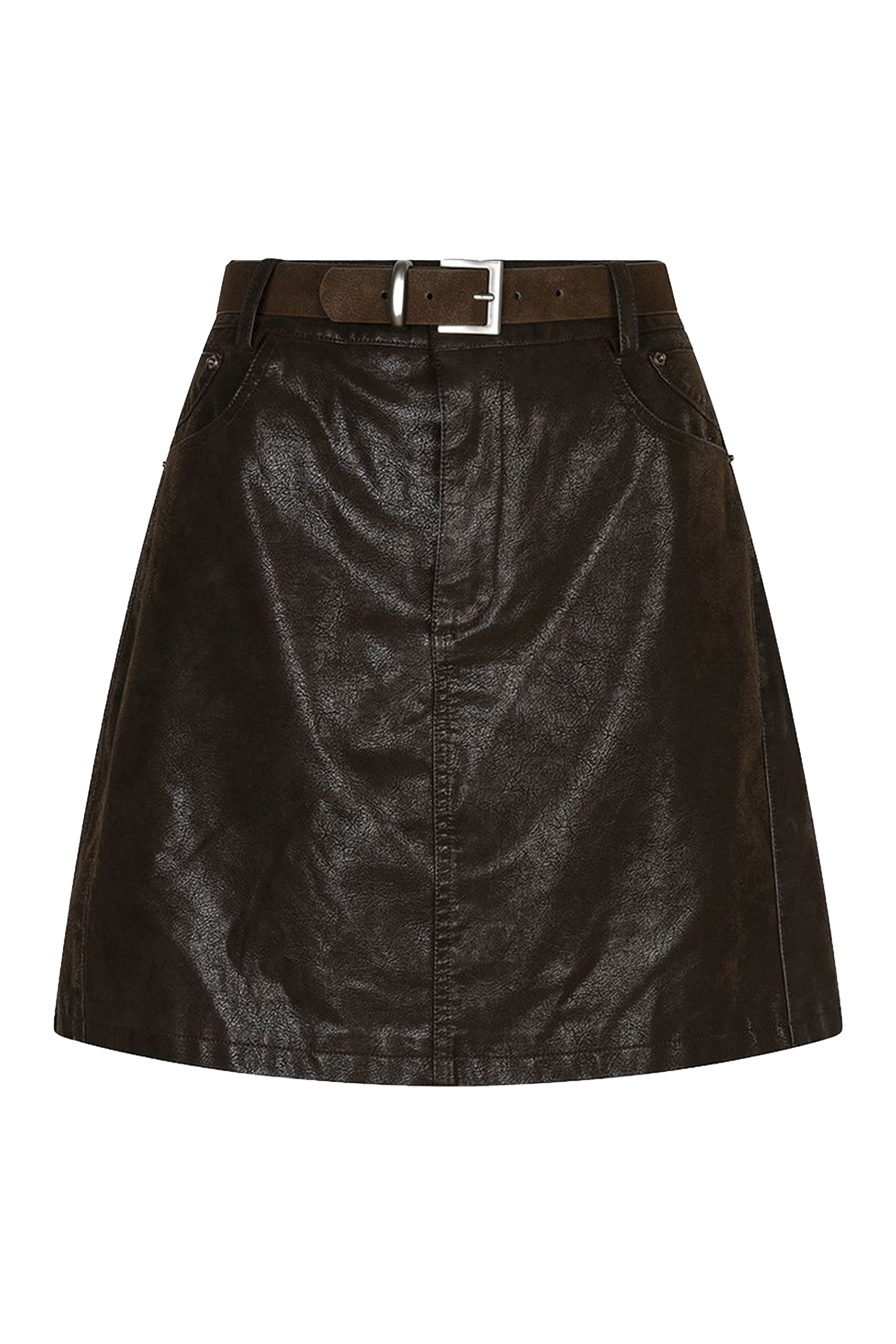 Dames rok bruin