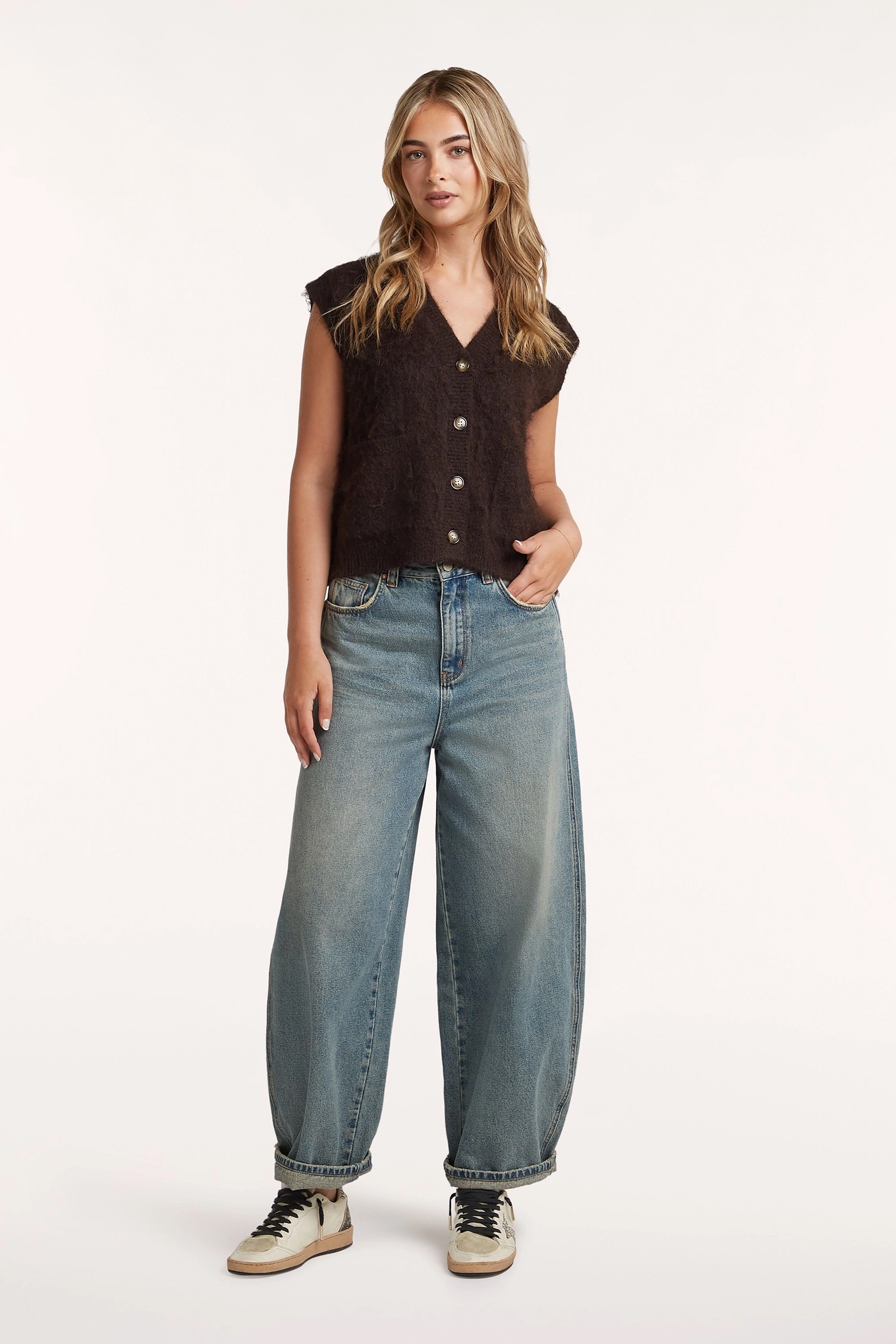 Dames jeans blauw