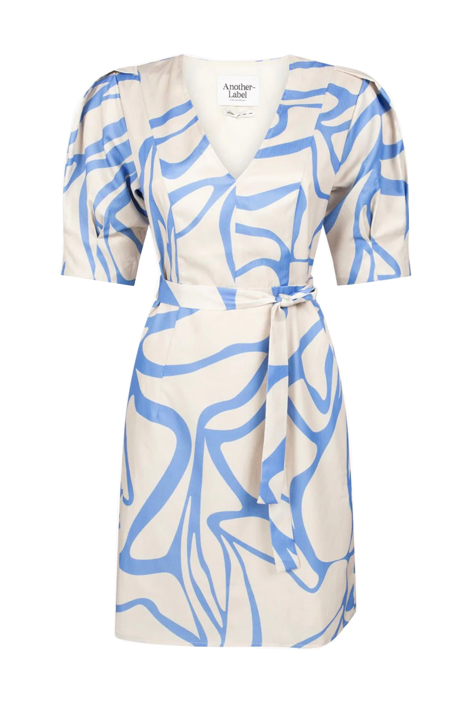 Dames jurk blauw