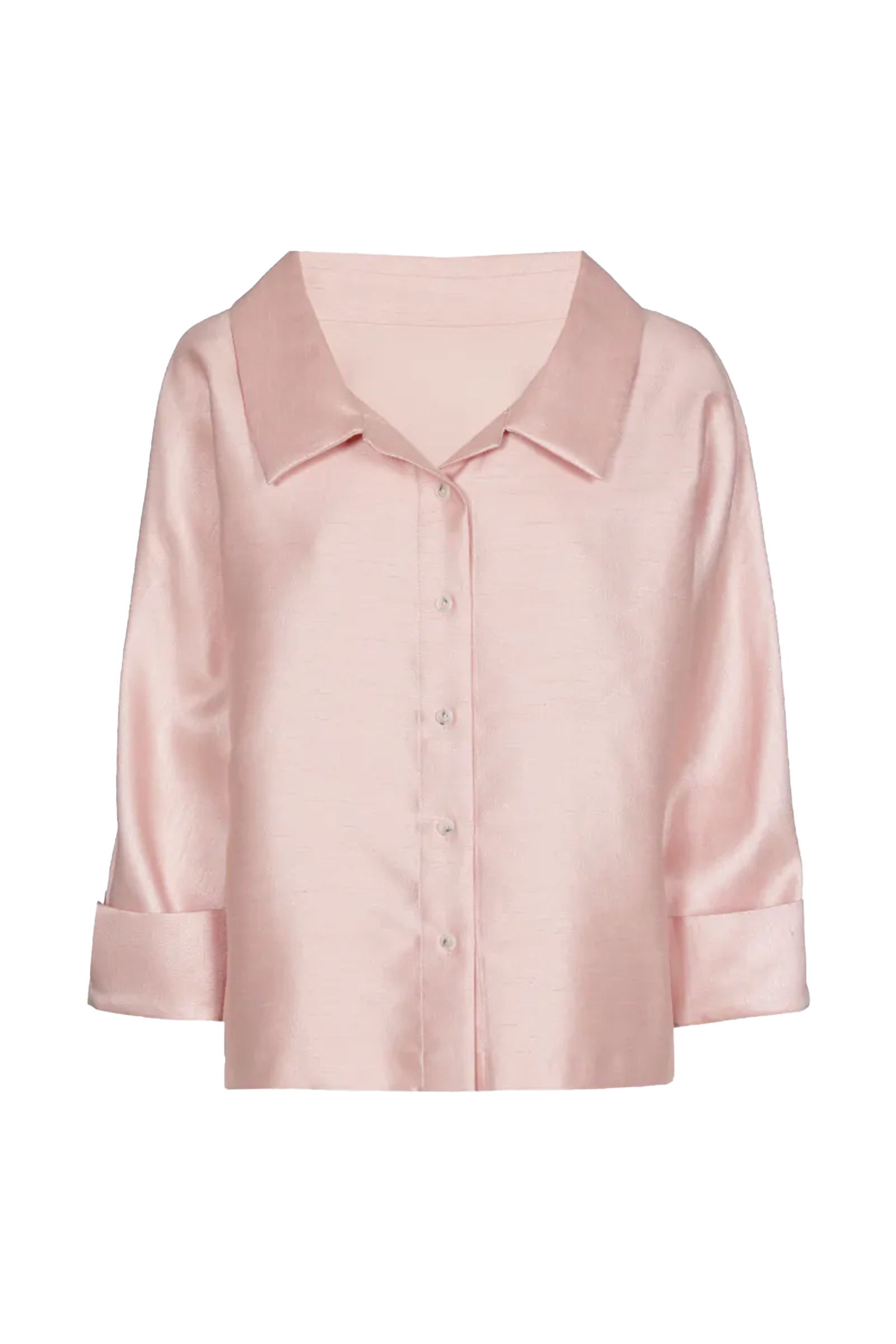 Dames blouse korte mouw rood