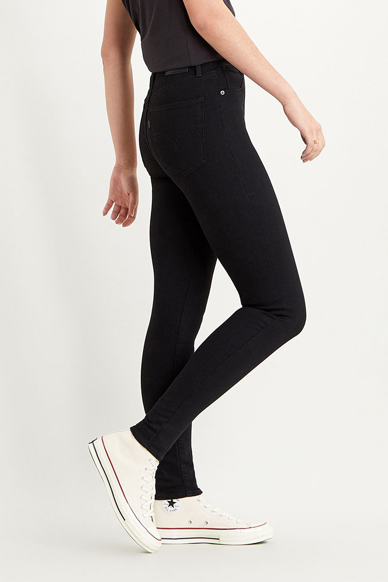 Levi's mile high super skinny Zwart-1 6