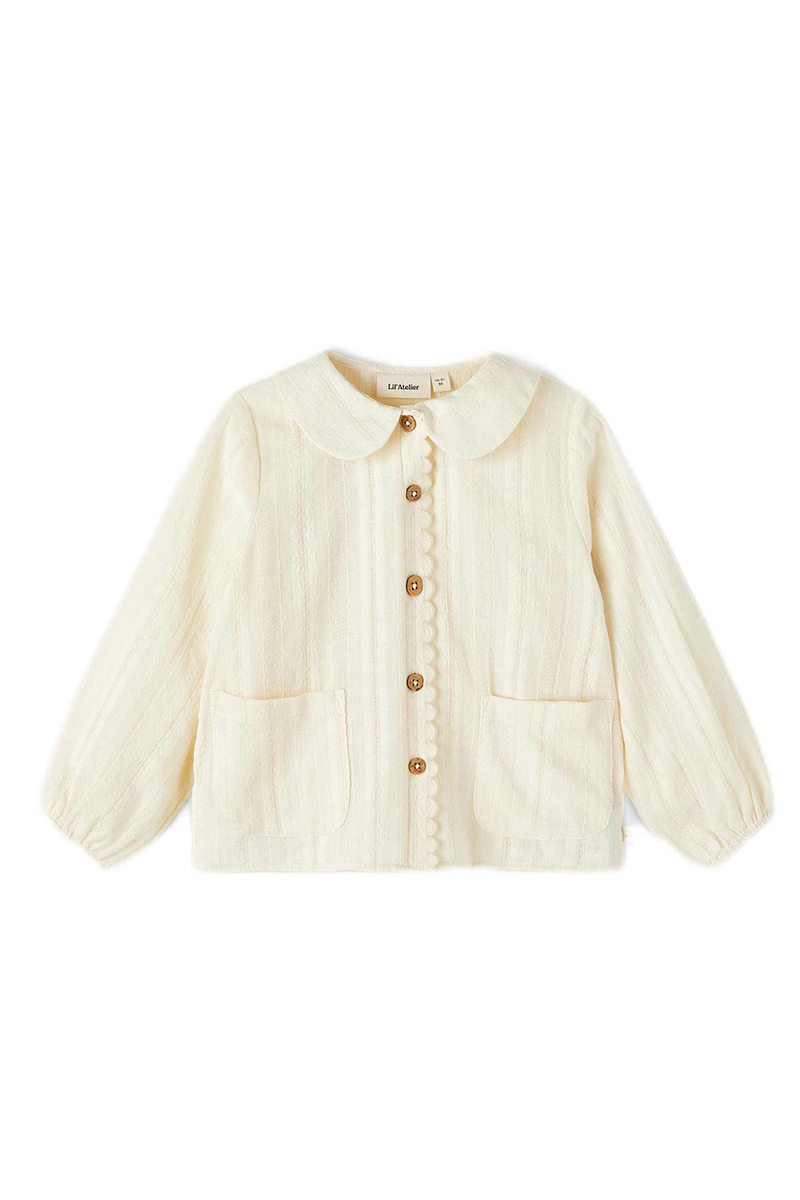 LIL' ATELIER NMFNAJA LS LOOSE SHIRT LIL 249496-Turtledove 1