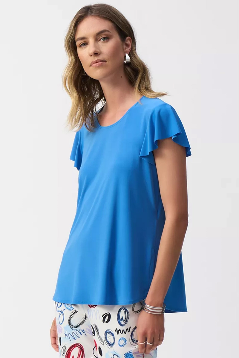 Dames top blauw