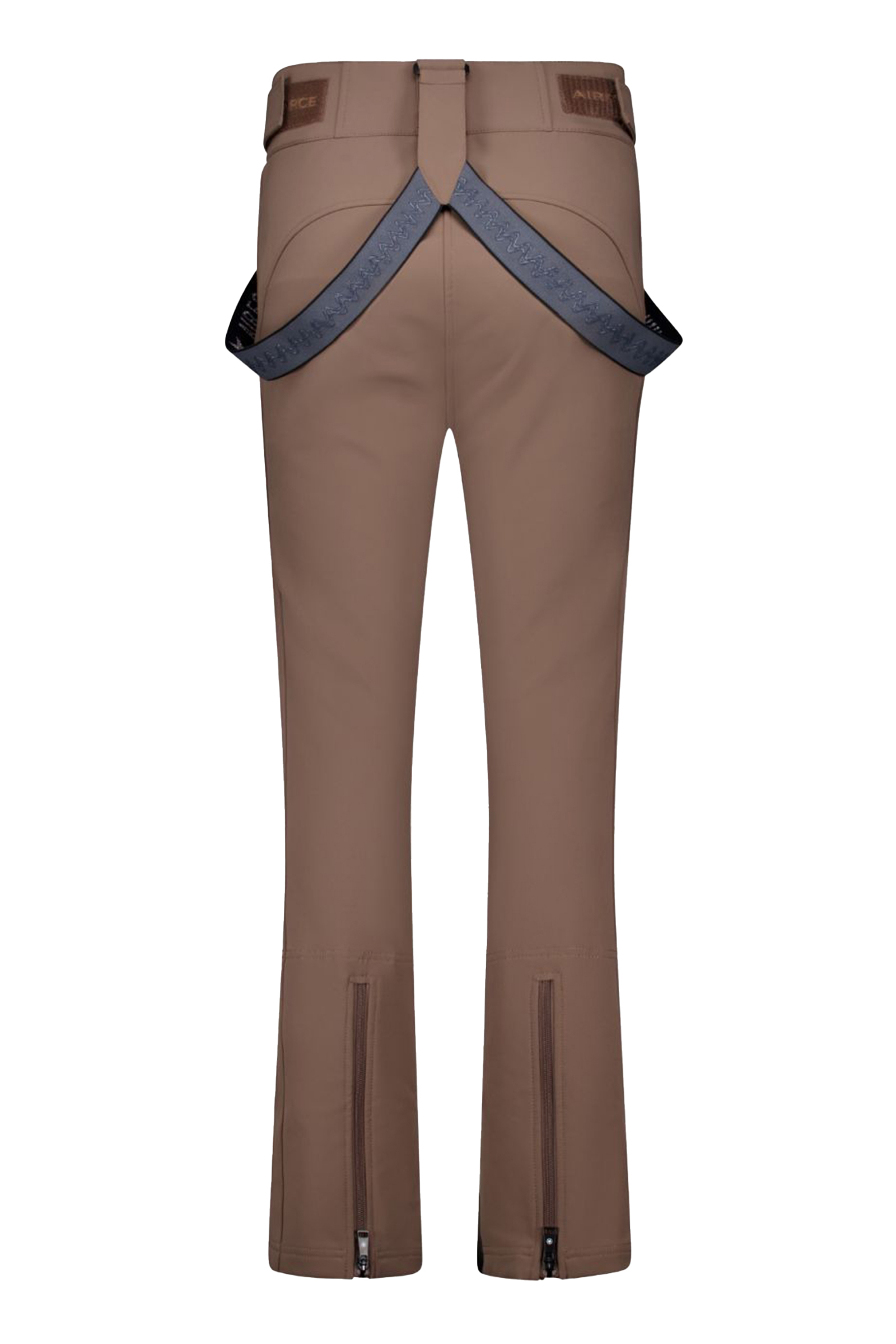 Wintersport dames strechbroek bruin