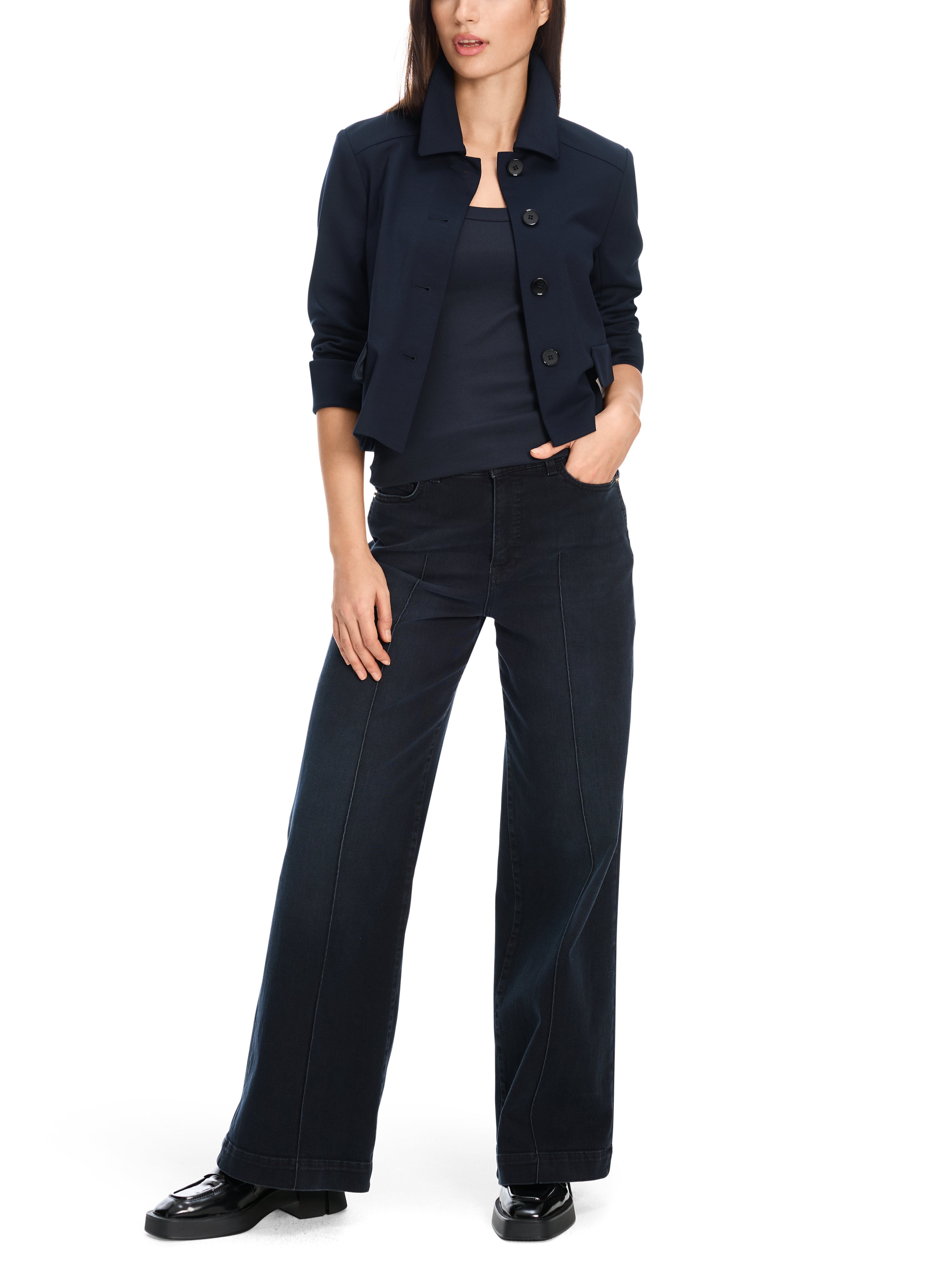 Dames blazer blauw