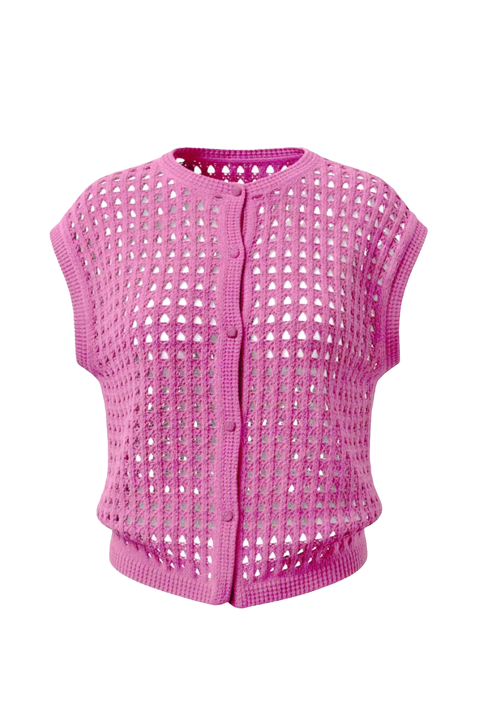 Dames vest rose