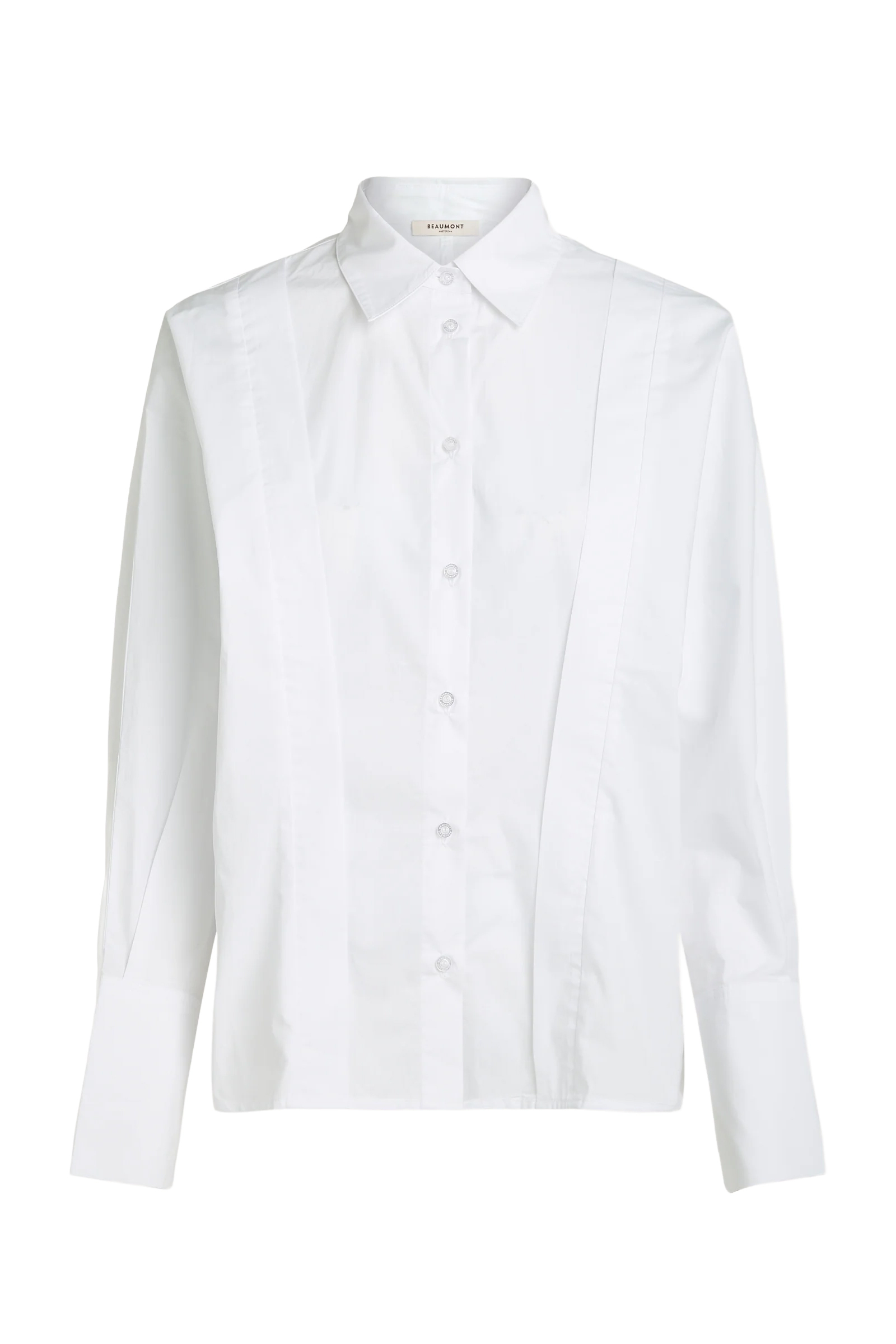 Dames blouse lange mouw wit