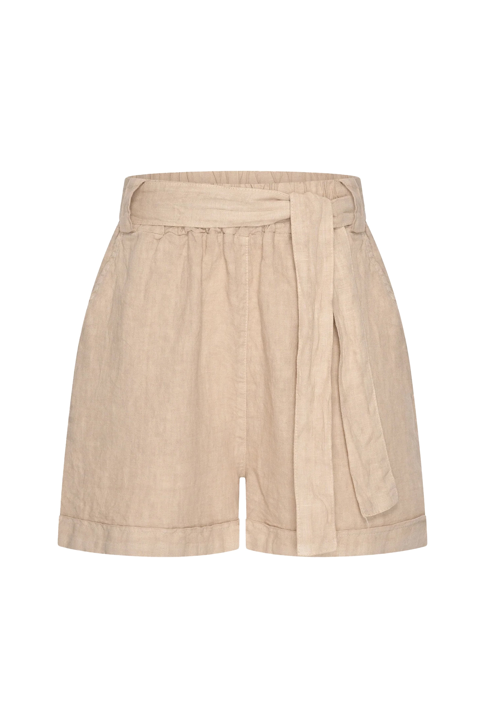 Dames short bruin