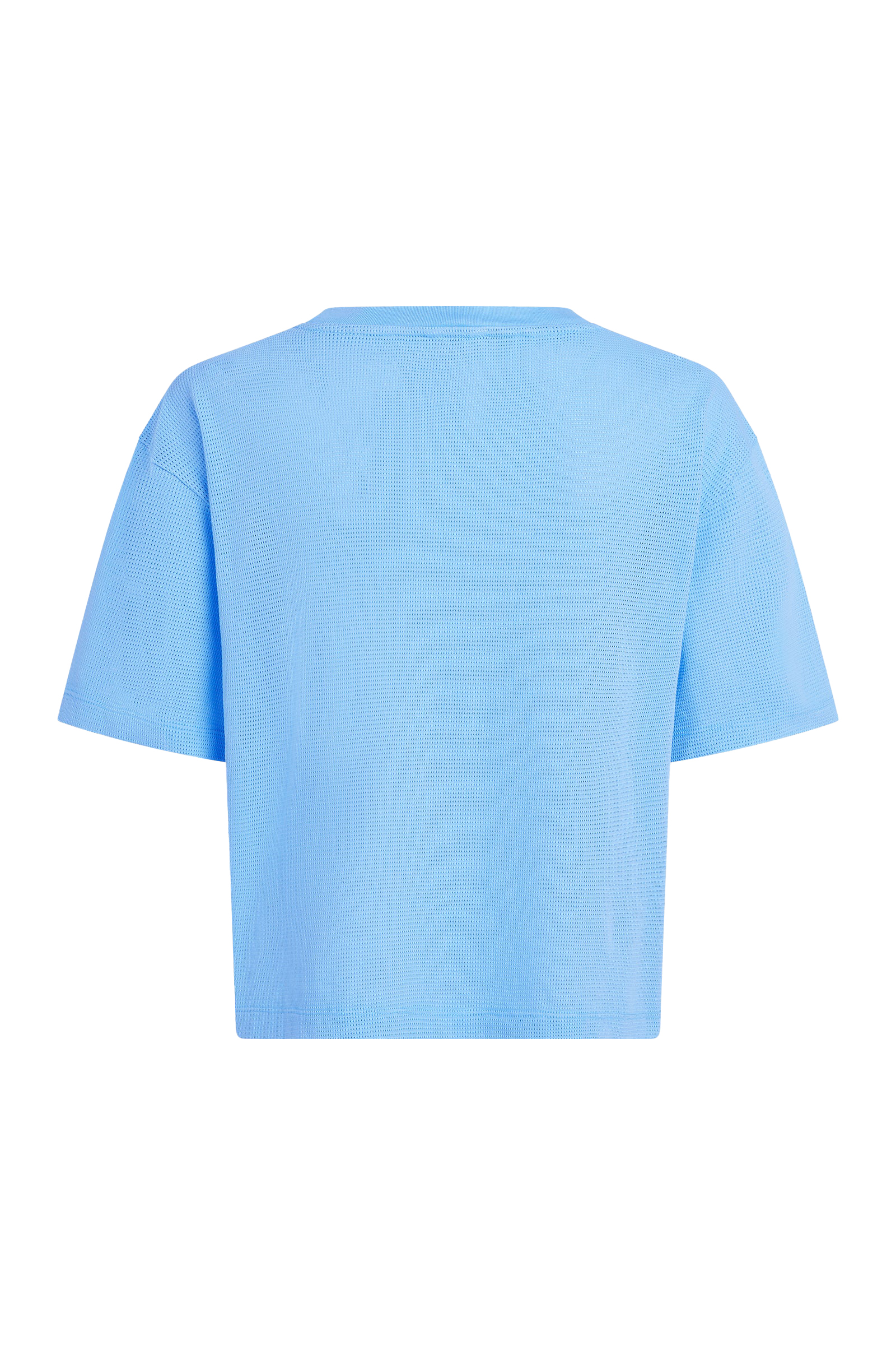 Dames t-shirt korte mouw blauw