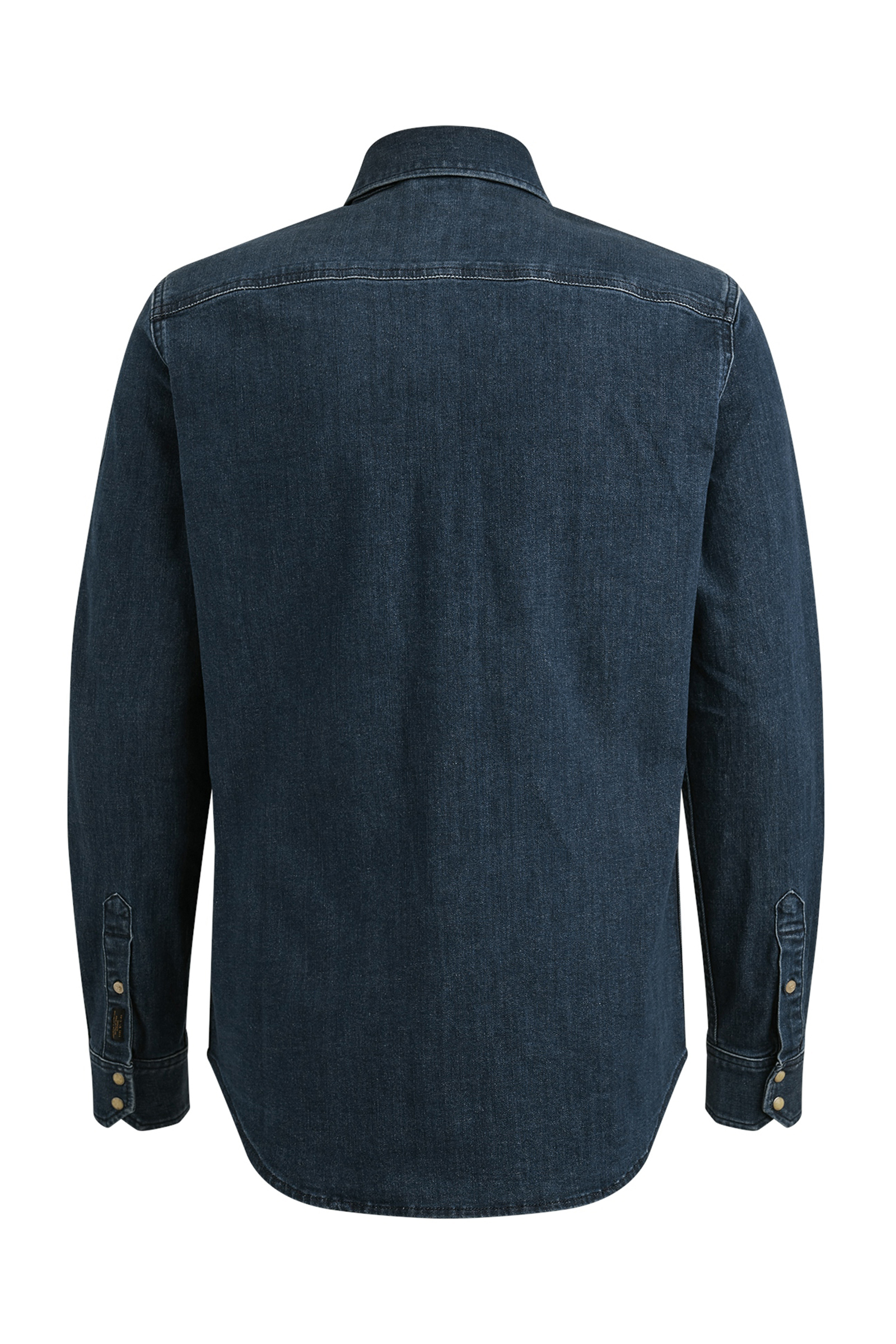 Heren overhemd lm casual blauw