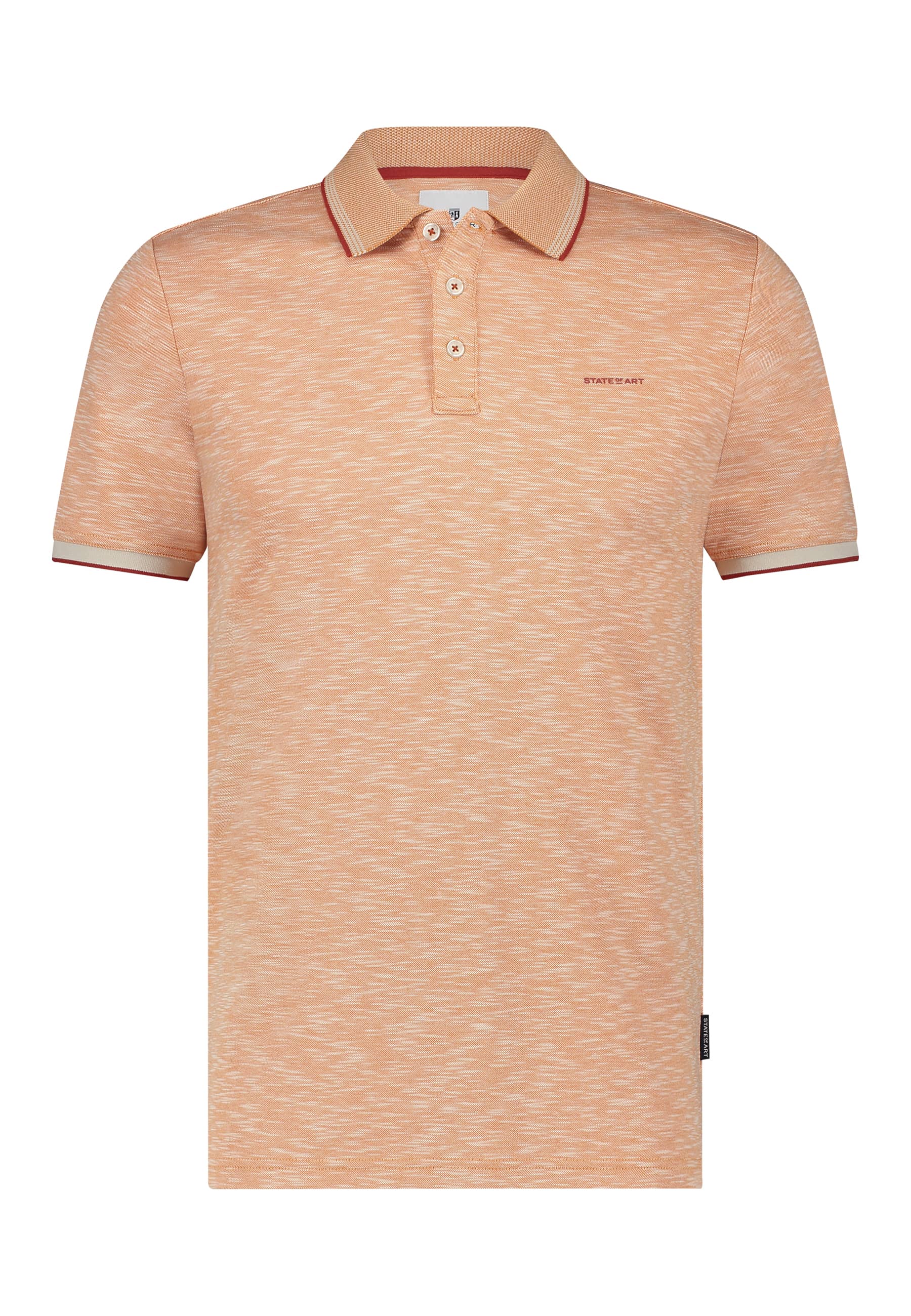 State of Art Poloshirt PiquÃ© SS P Oranje-1 1