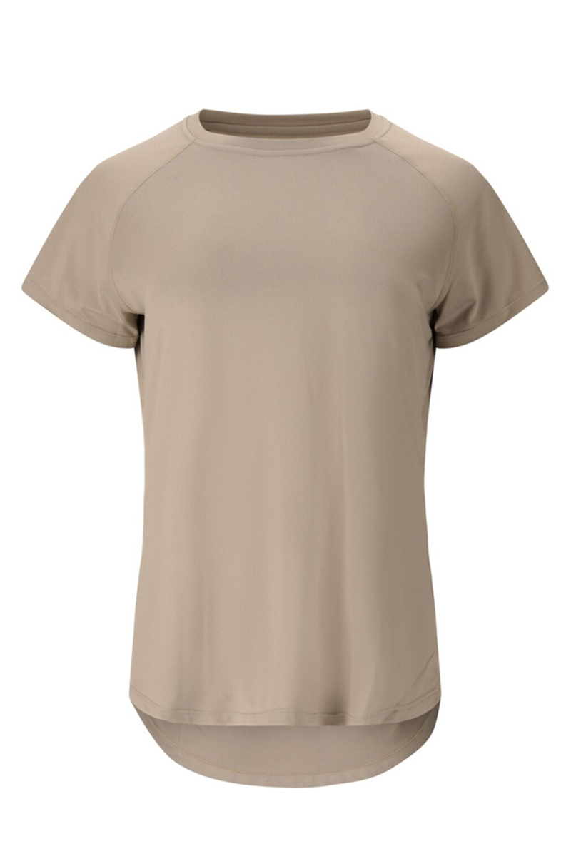 Athlecia GAINA V2W S/S TEE bruin/beige-1 1