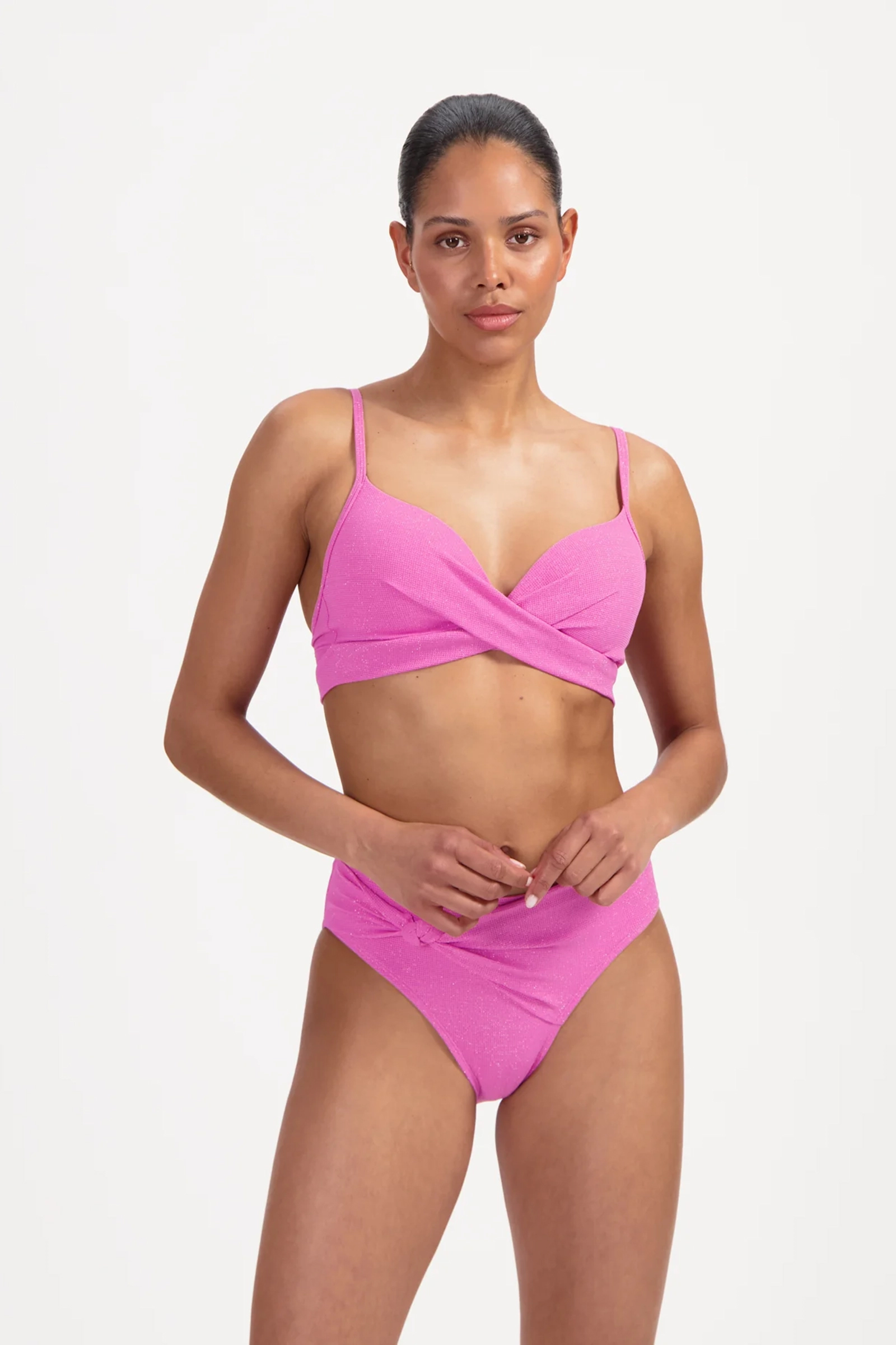 Bad/beach dames bikini top rose