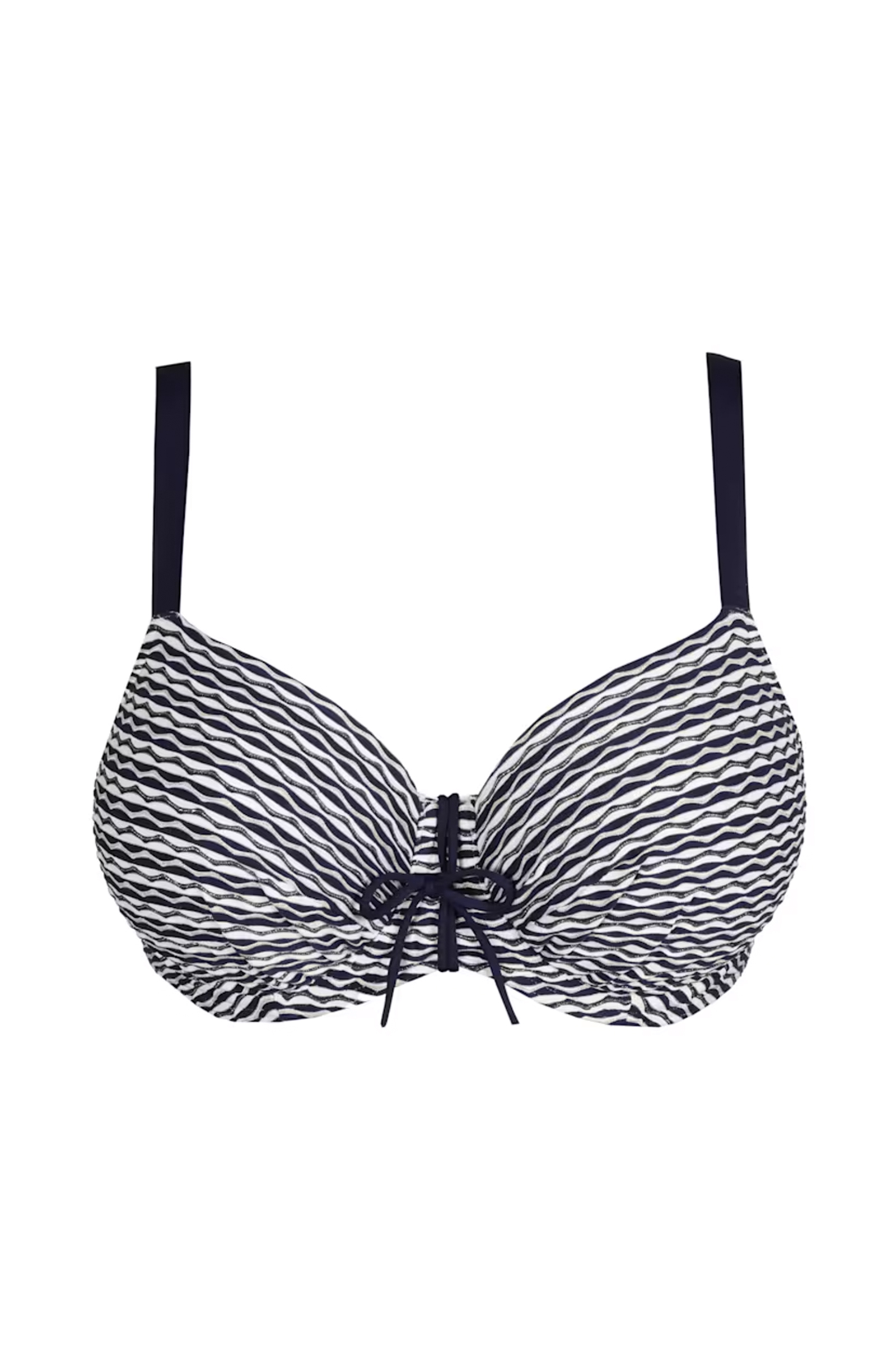 Bad/beach dames bikini top blauw