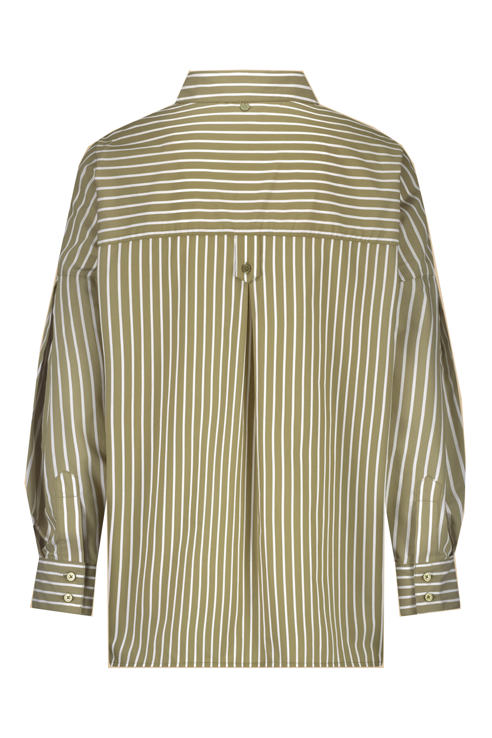 Dames blouse lange mouw bruin