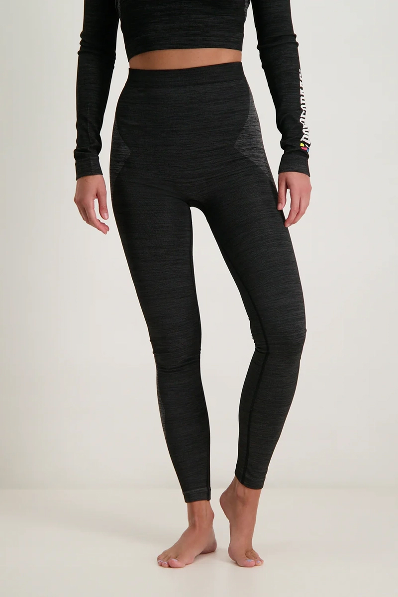 Thermo dames lange broek zwart