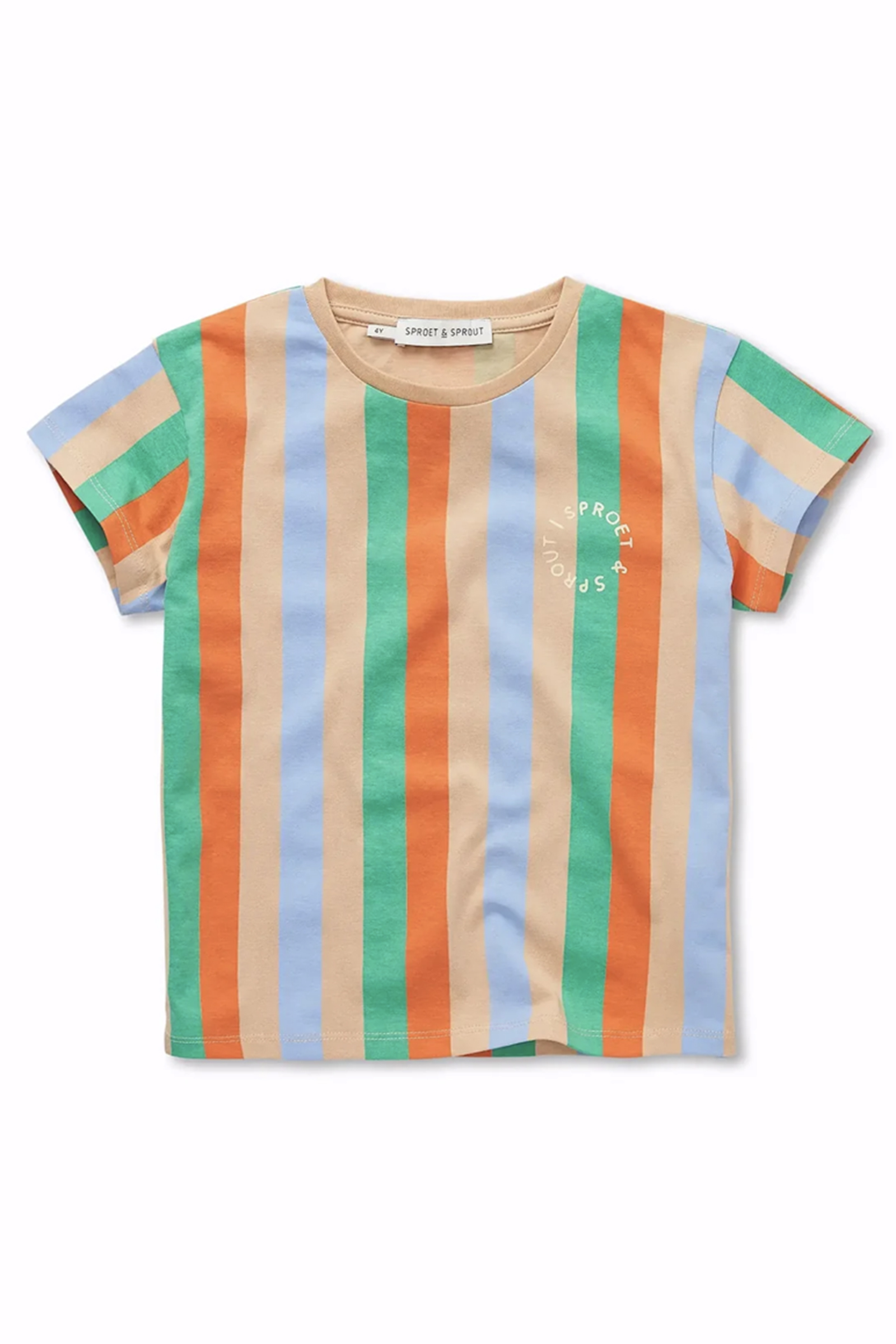 Jongens t-shirt korte mouw bruin