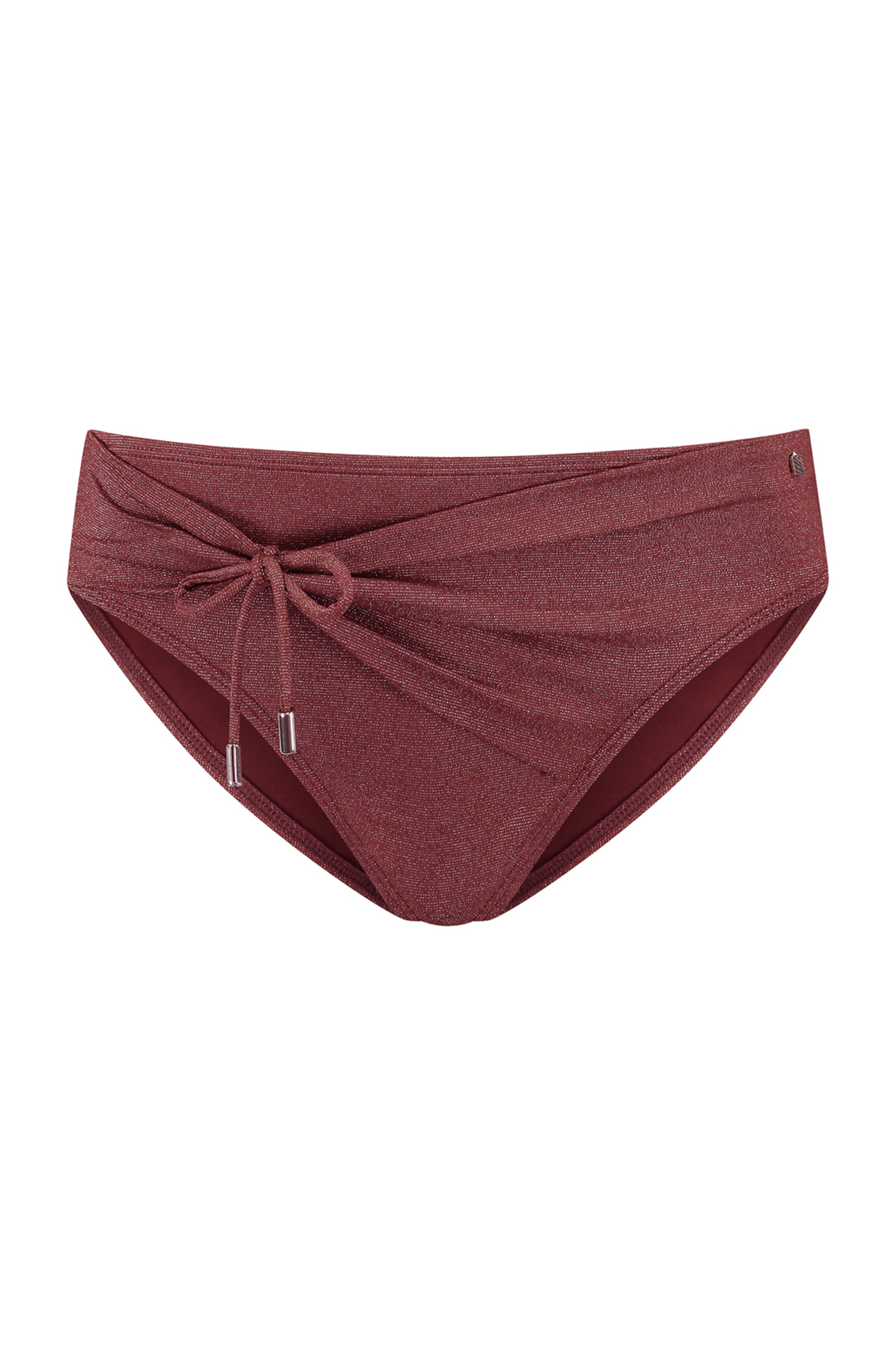Bad/beach dames bikini slip bruin