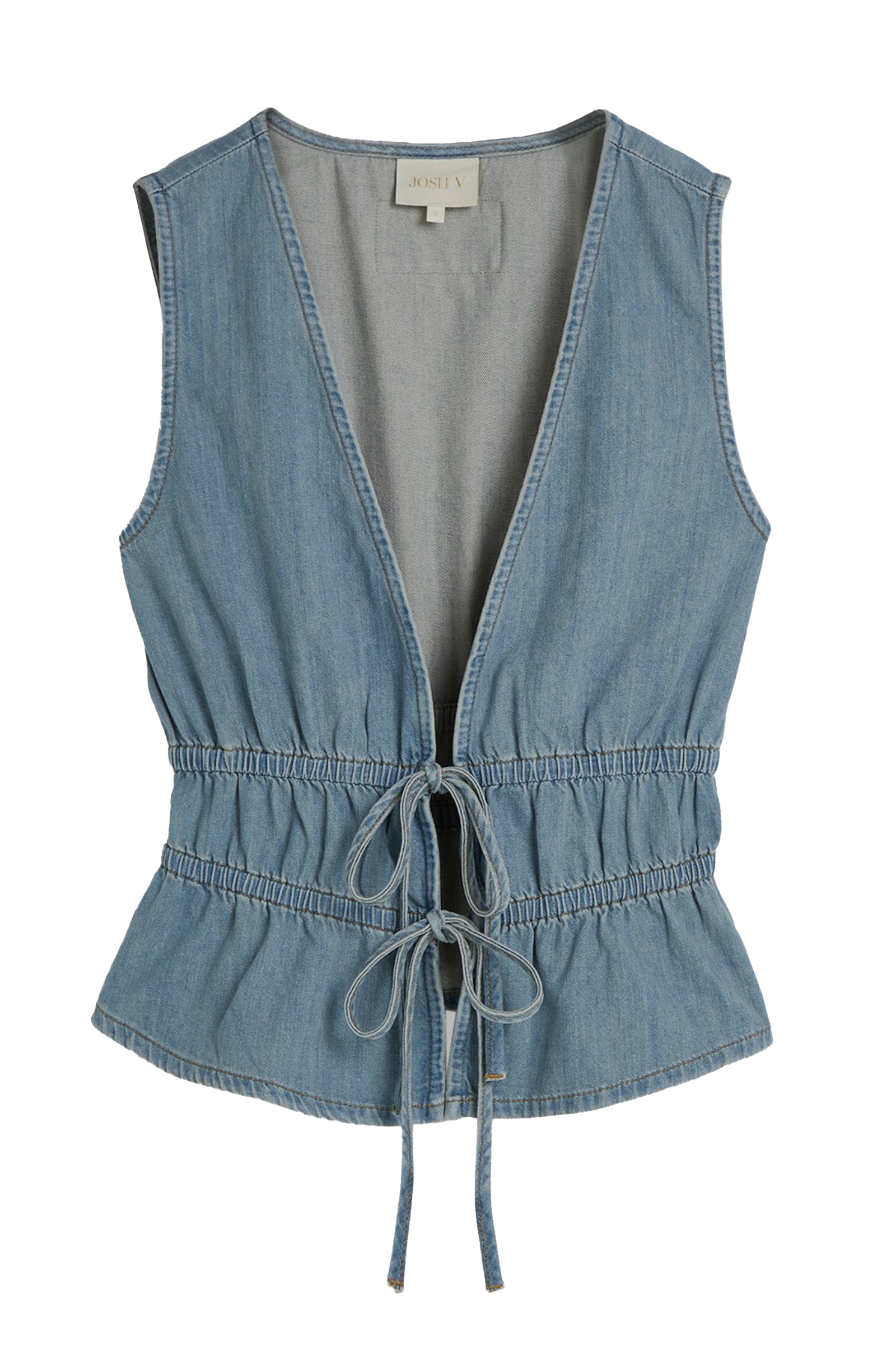 Dames gilet blauw