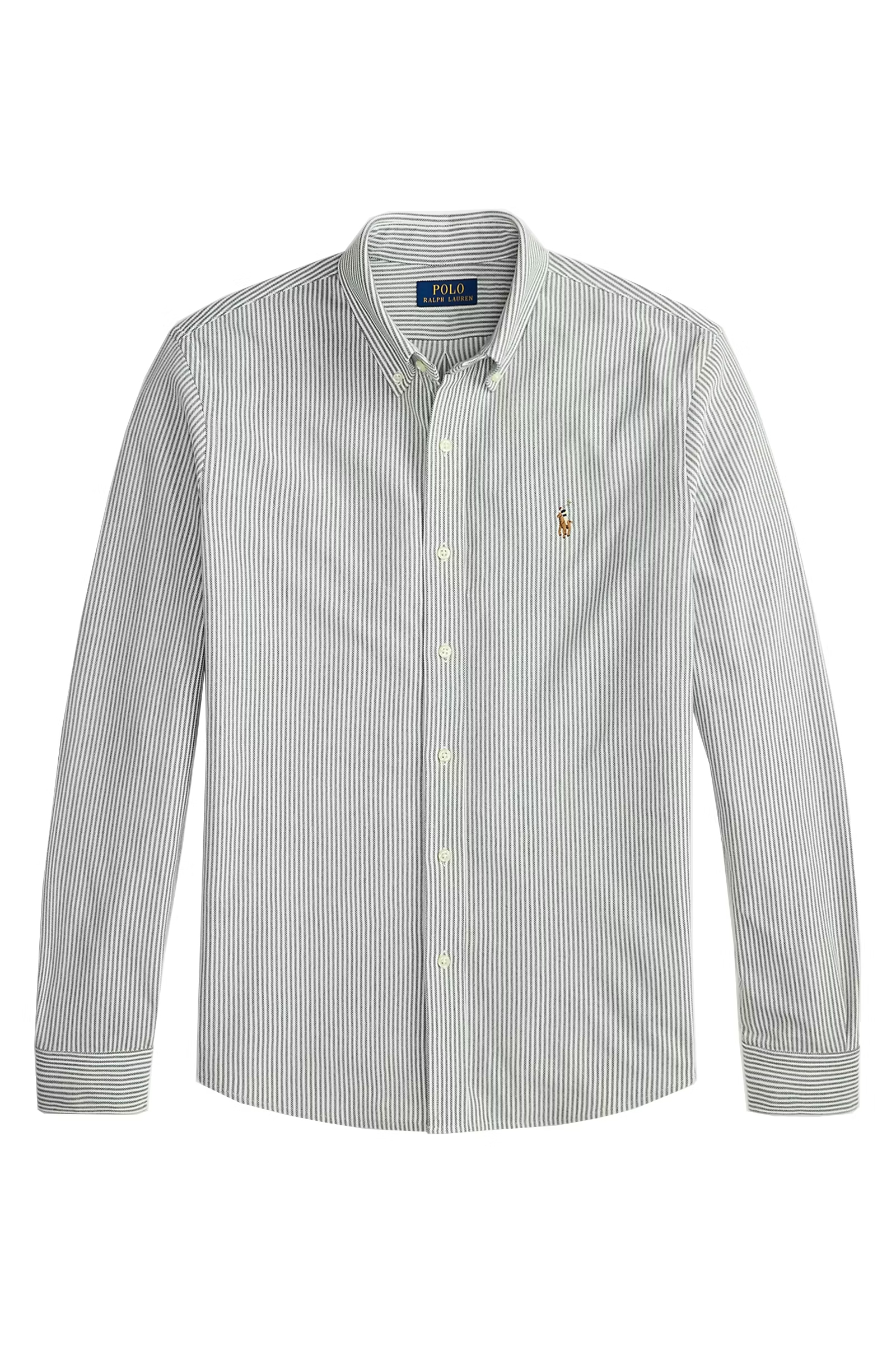 Heren overhemd lm casual groen