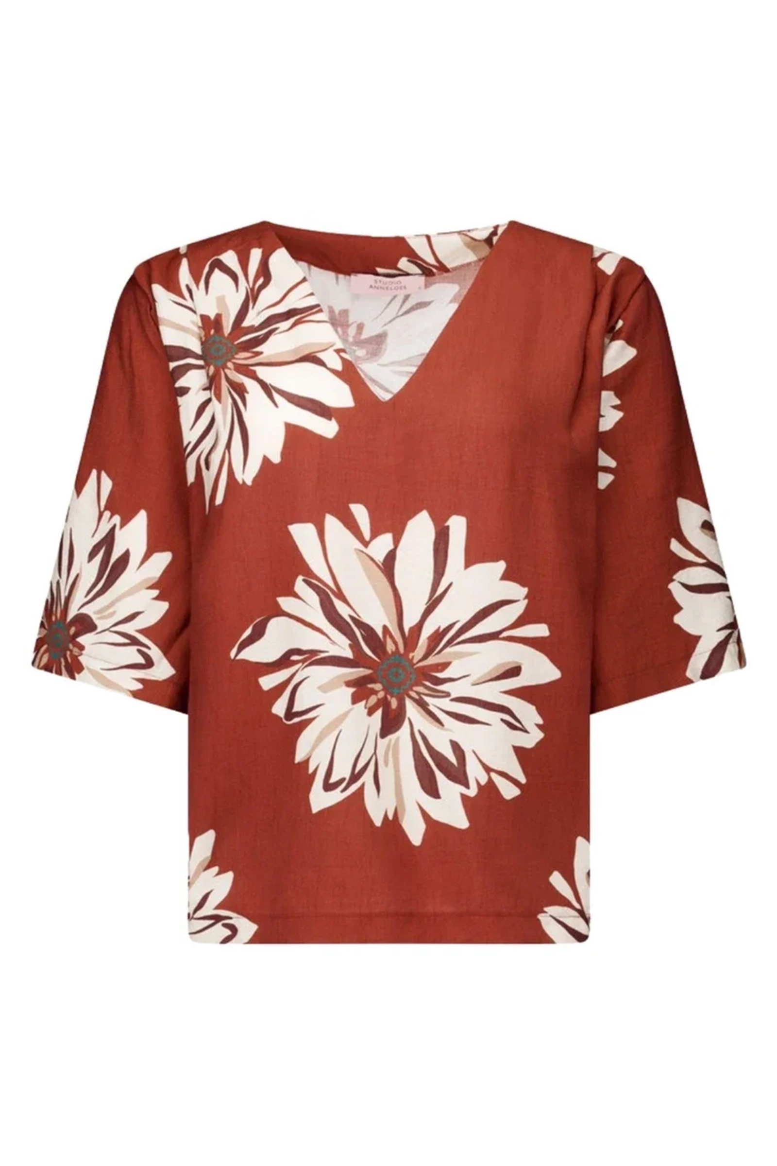 Dames top oranje