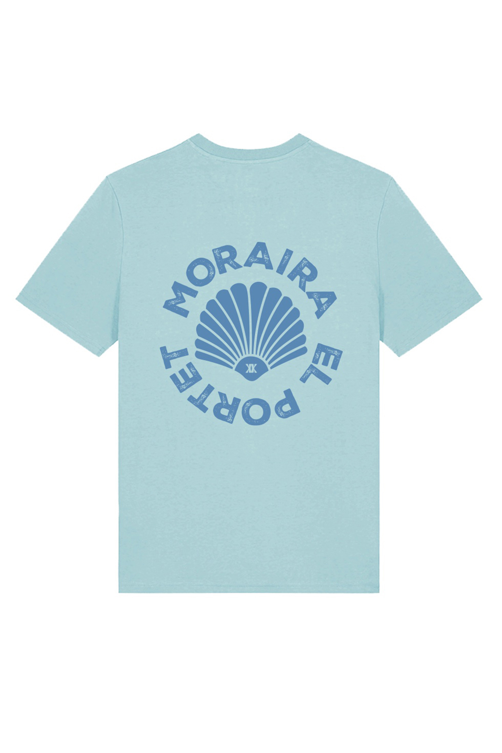 Dames t-shirt korte mouw blauw