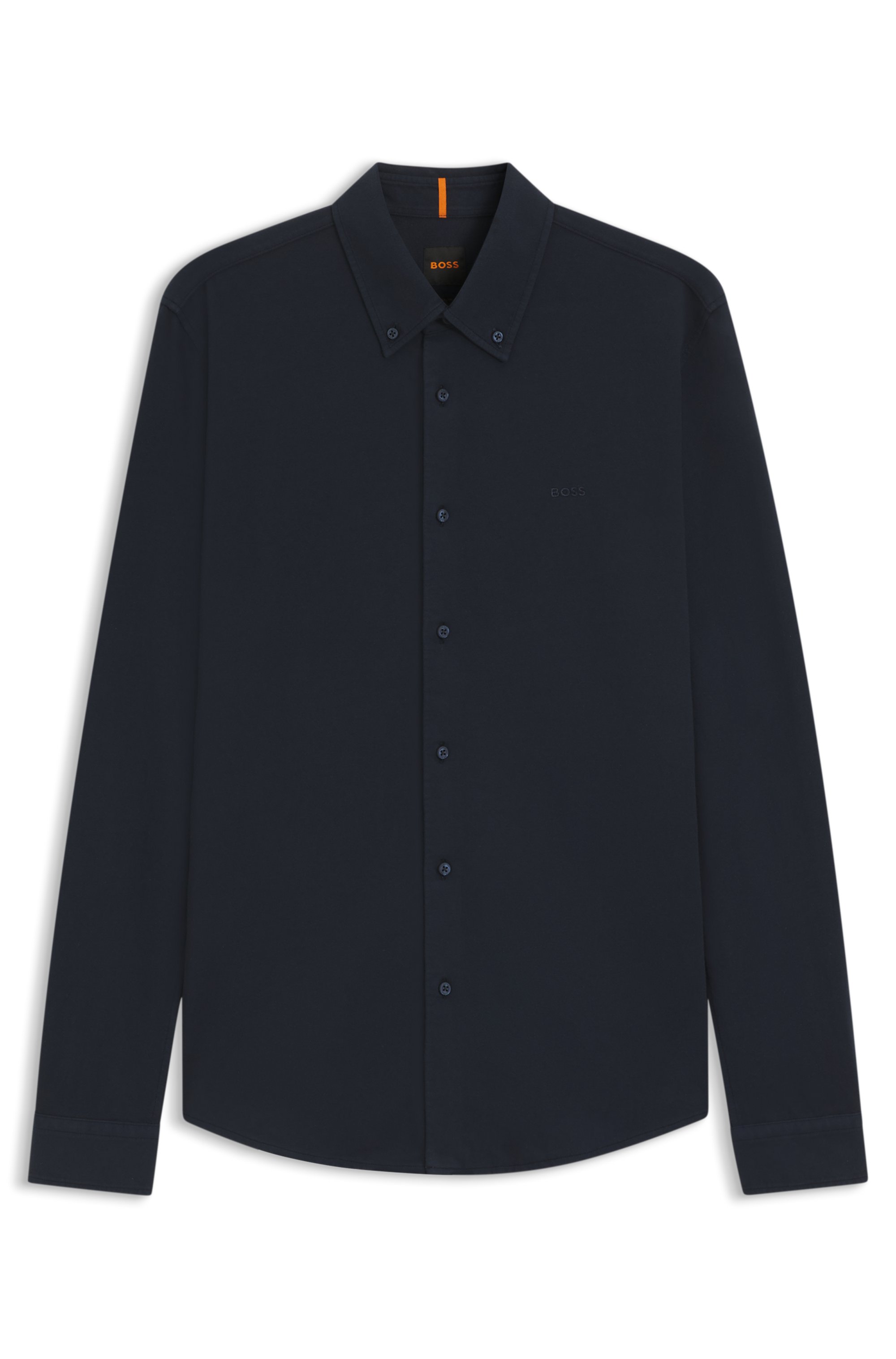 Heren overhemd km dressual blauw