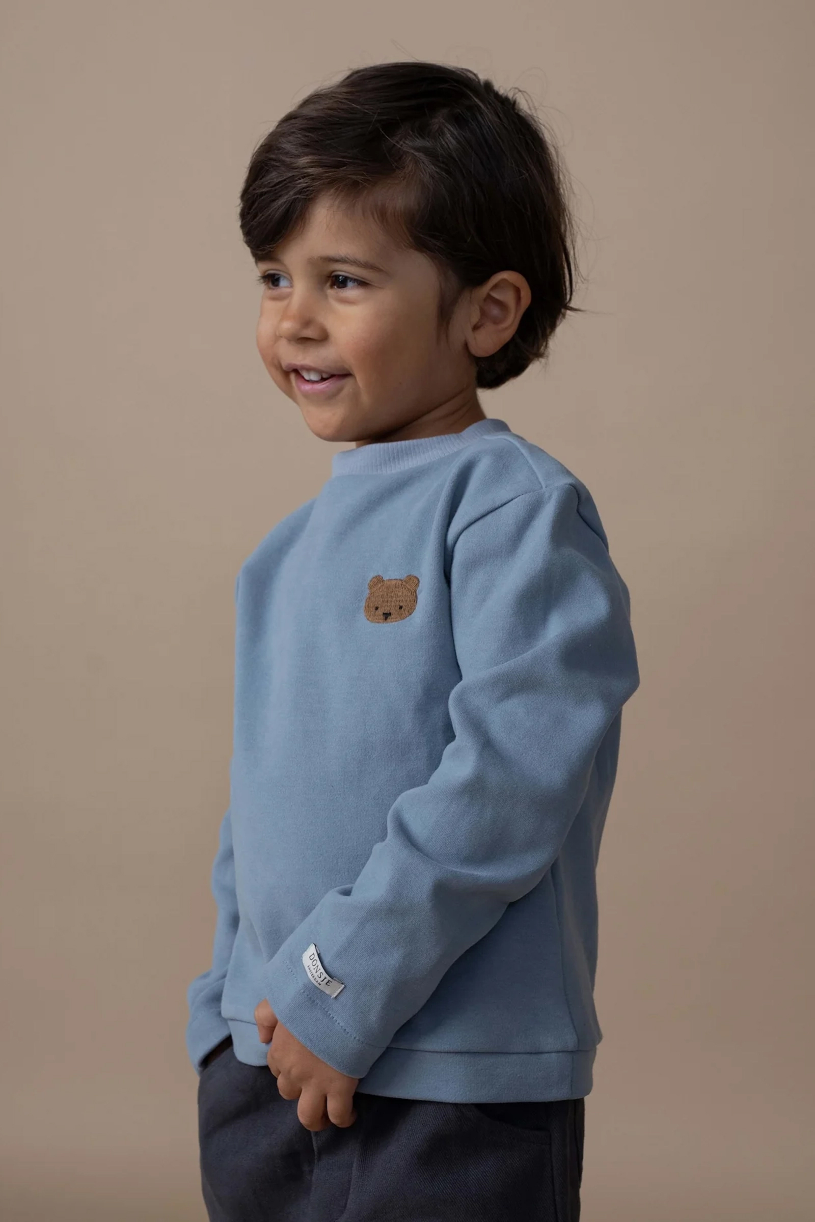 Jongens sweater blauw