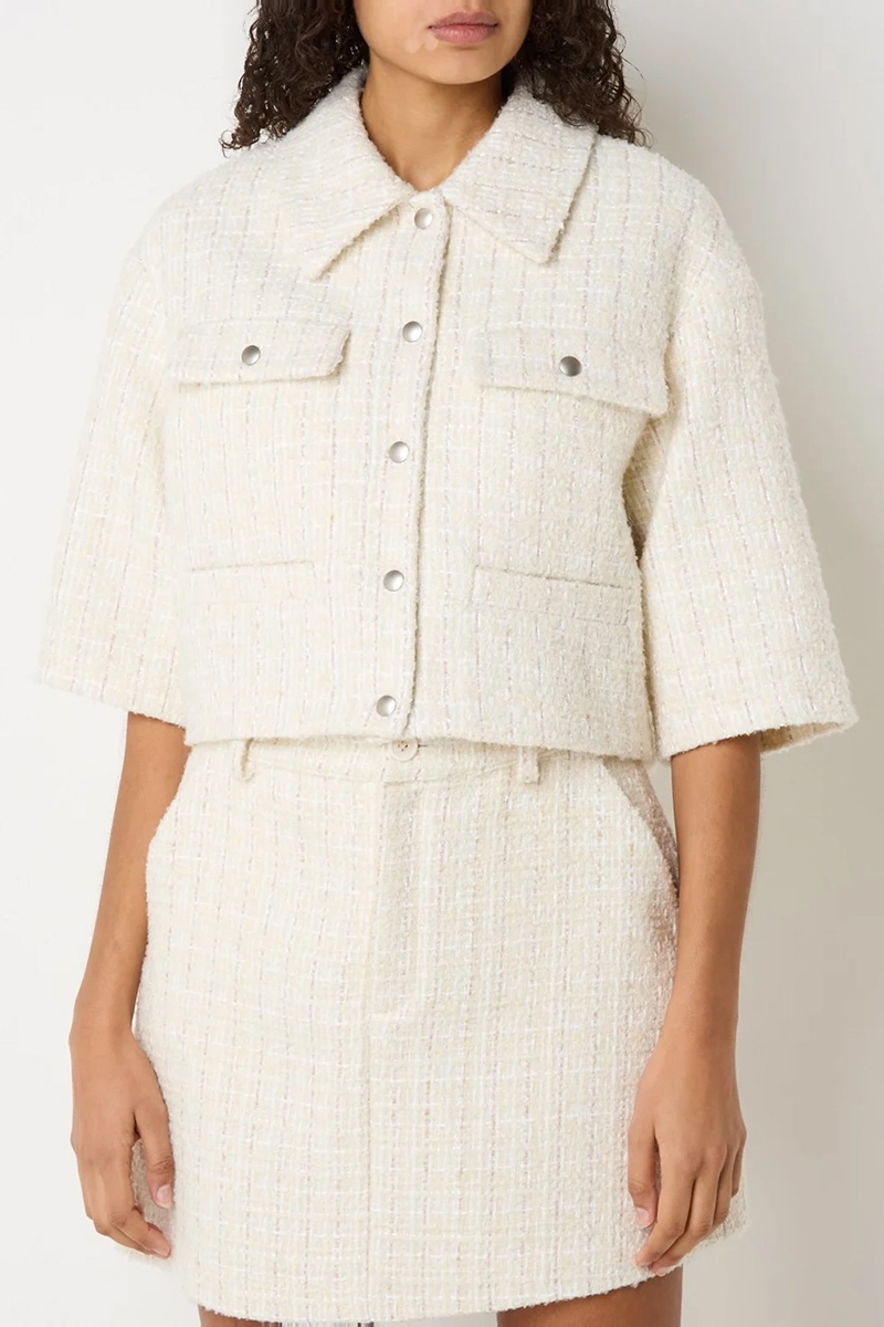 Dames blazer ecru